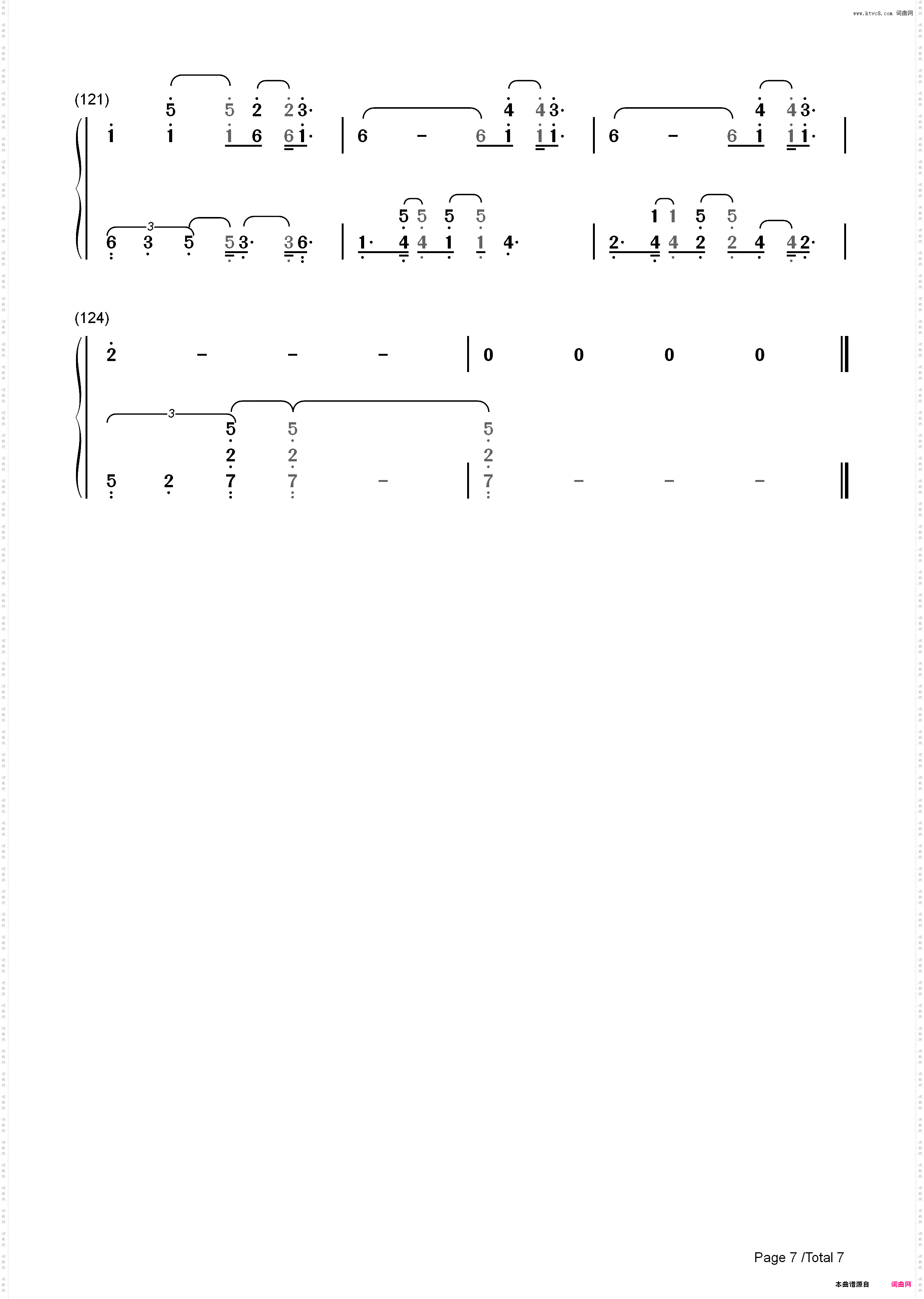 Afire Love-Ed Sheeran_简谱版