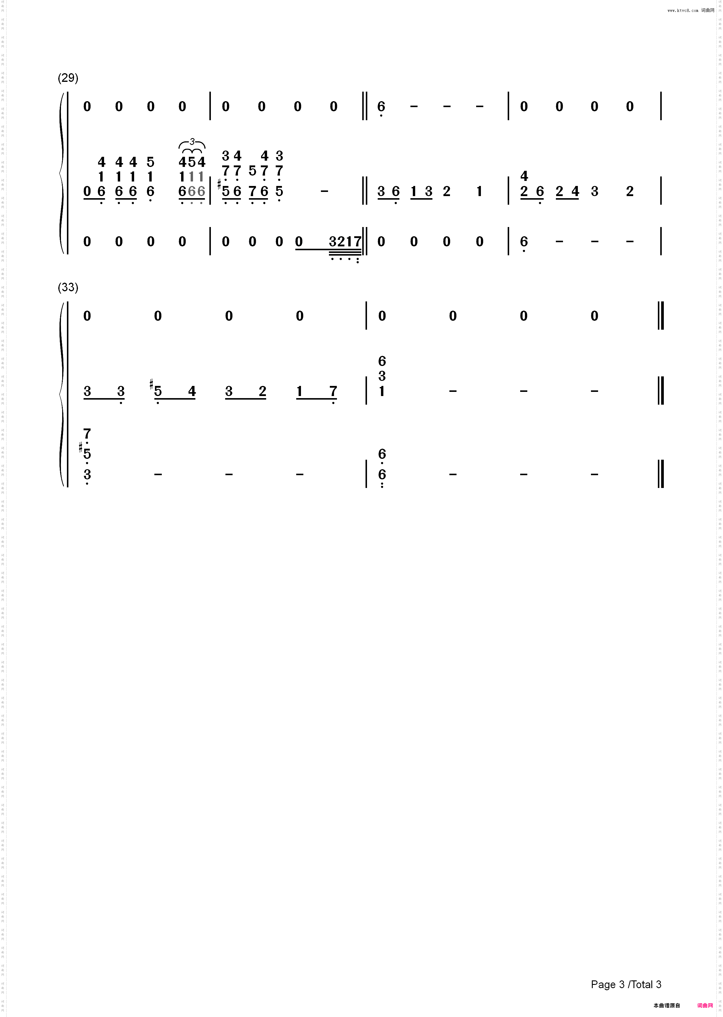 Bang Bang My Baby Shot Me Down-Nancy Sinatra_简谱版