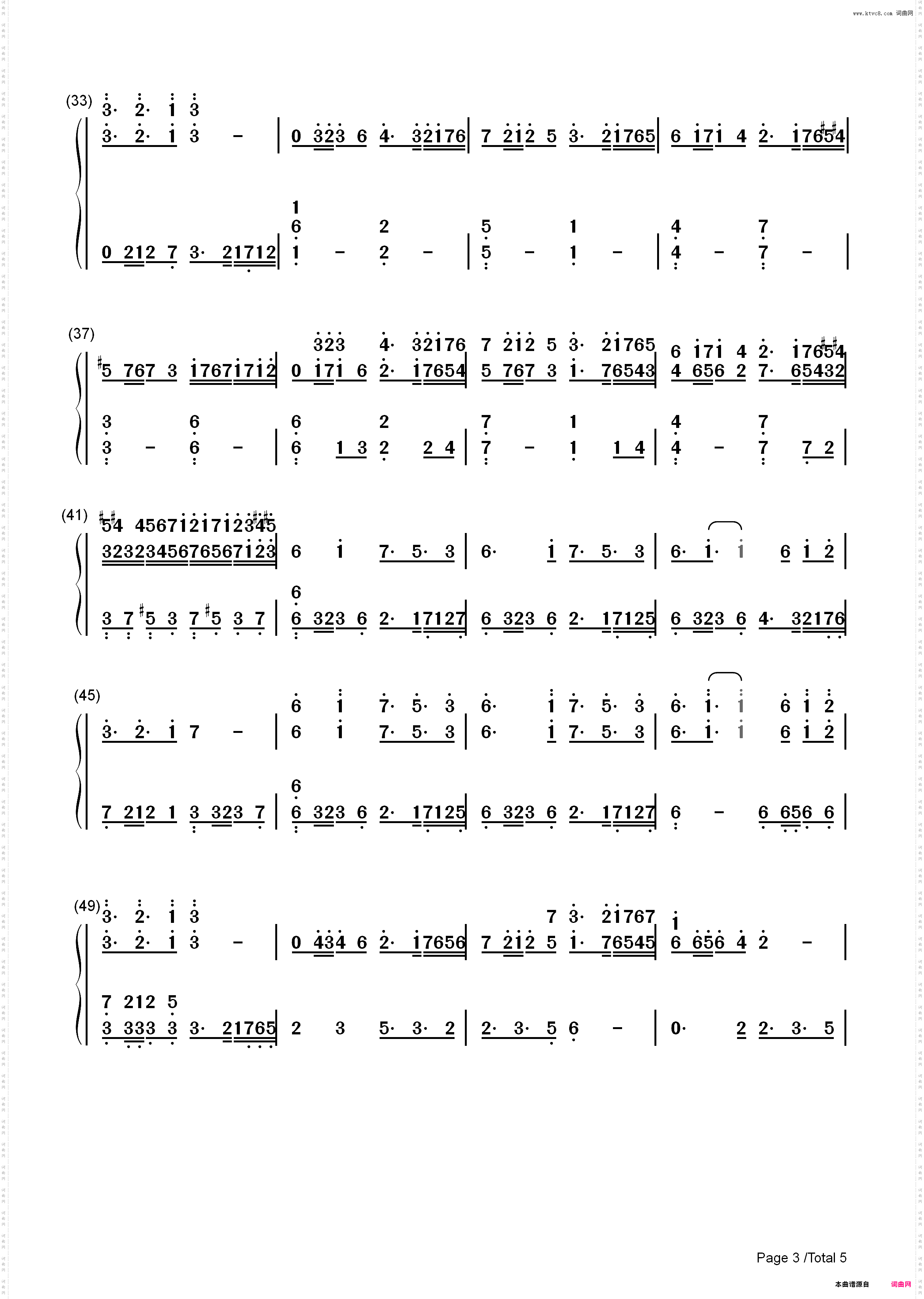 あんなに一绪だったのに-机动战士高达SEED ED_简谱版