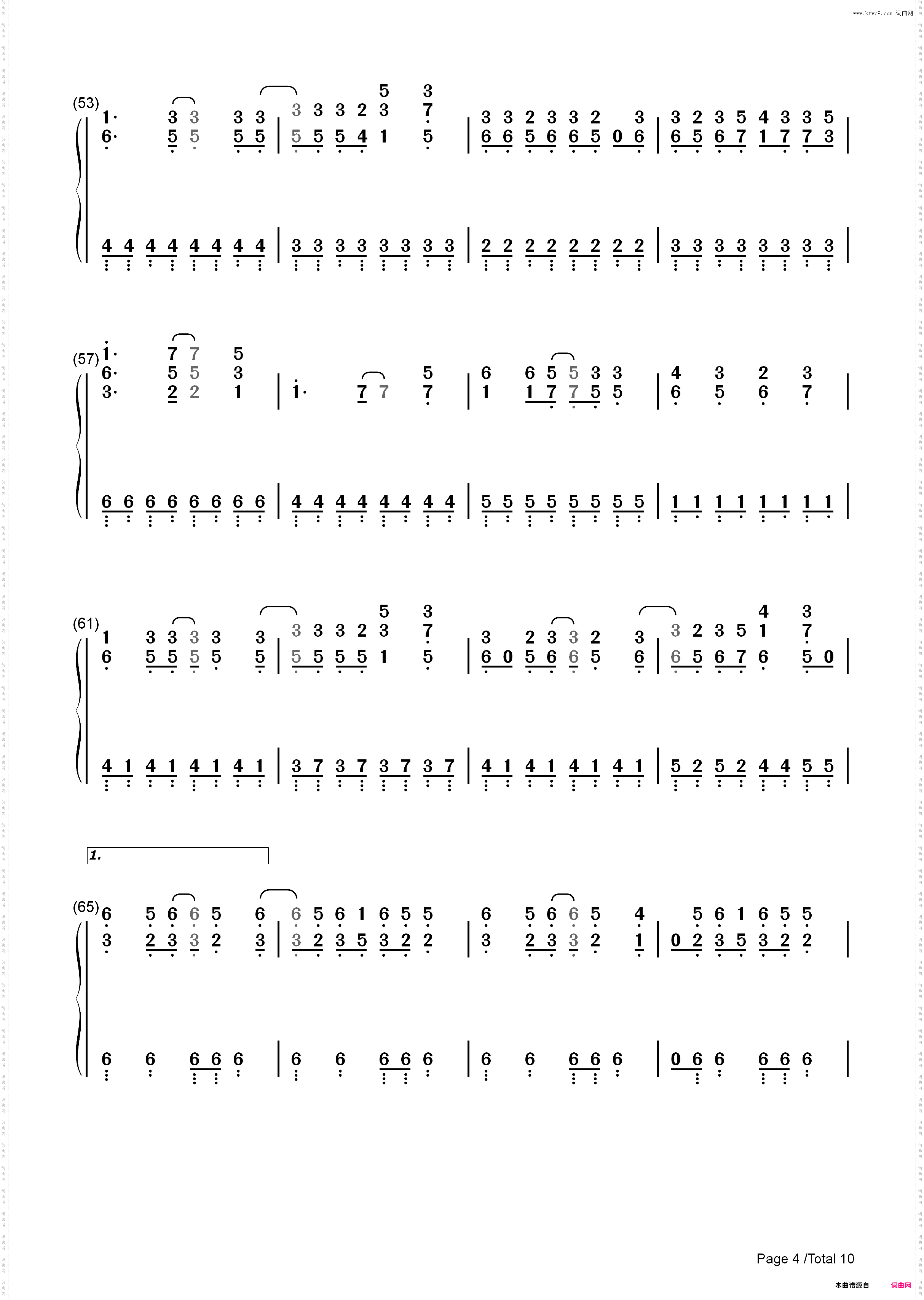 からくり卍ばーすと-镜音リンAppend 镜音レンAppend_简谱版