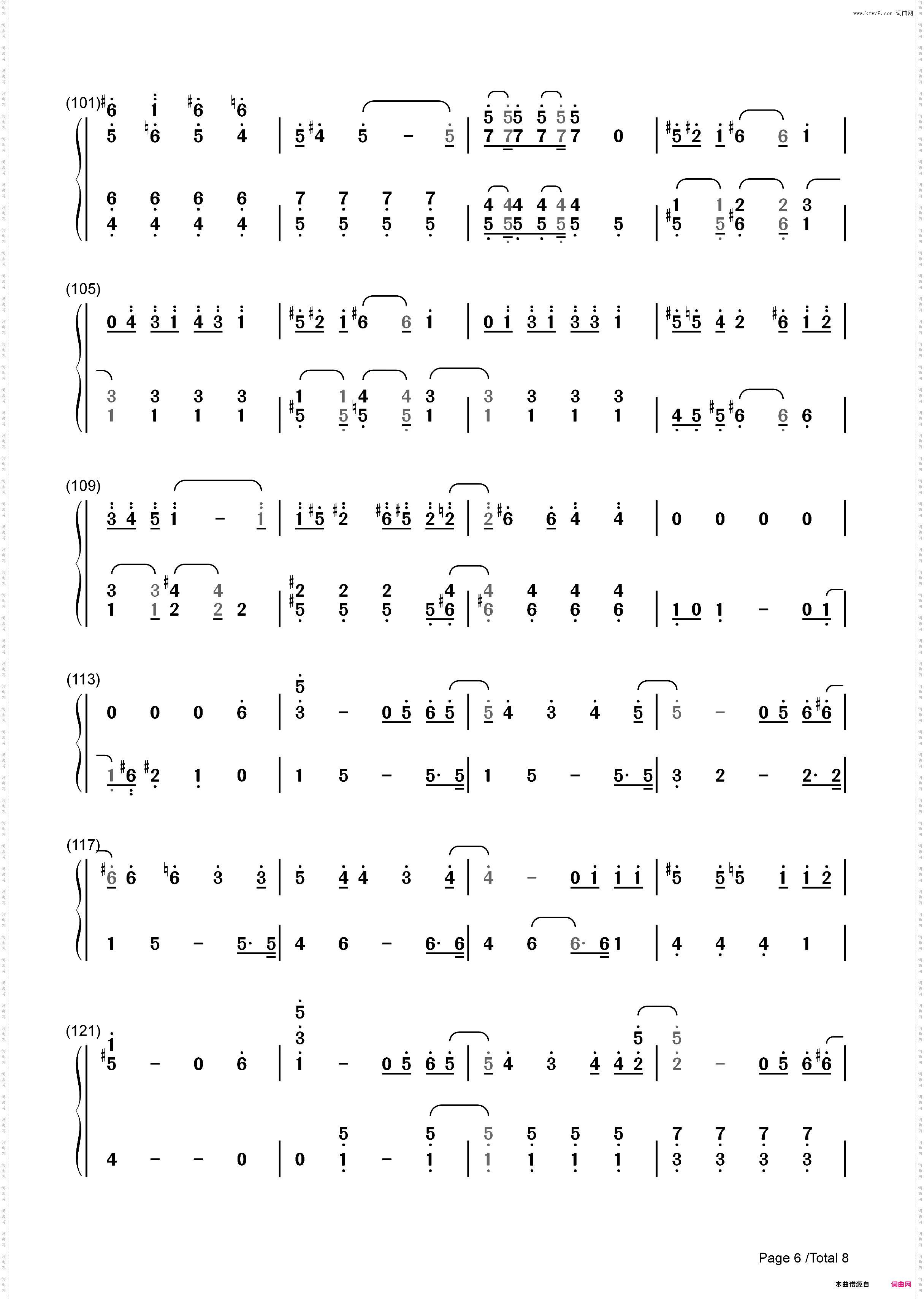 T·W·L-蜡笔小新OP14_简谱版