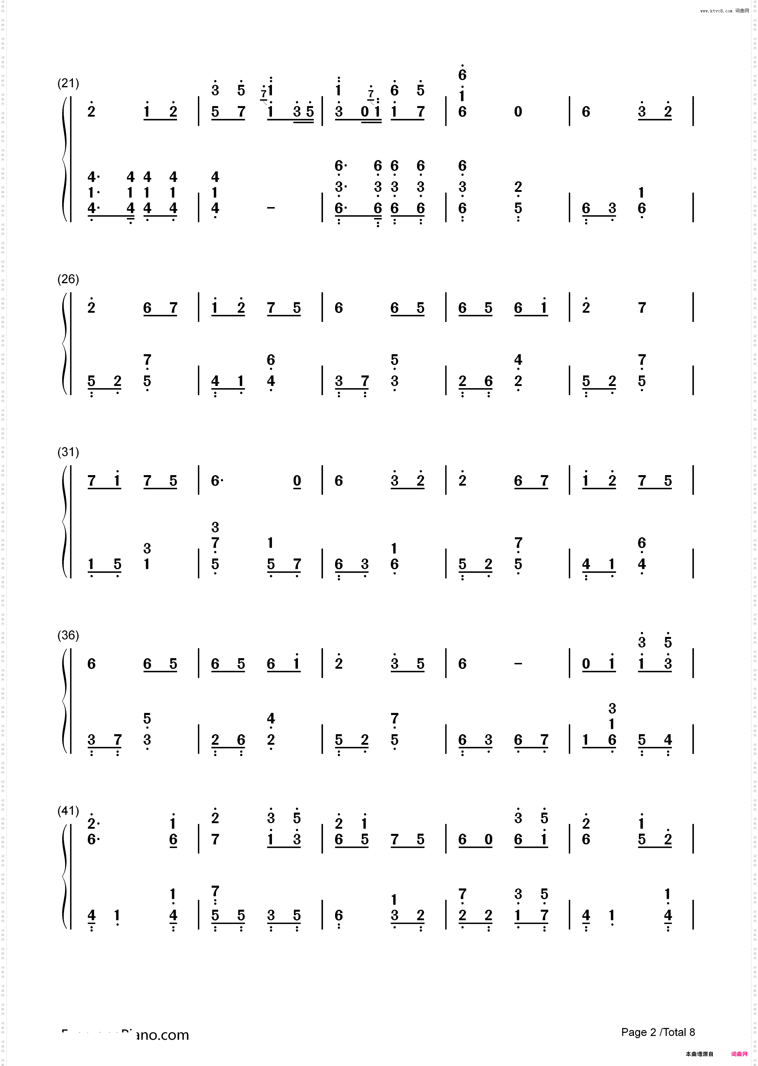 四季刻歌-IA_简谱版