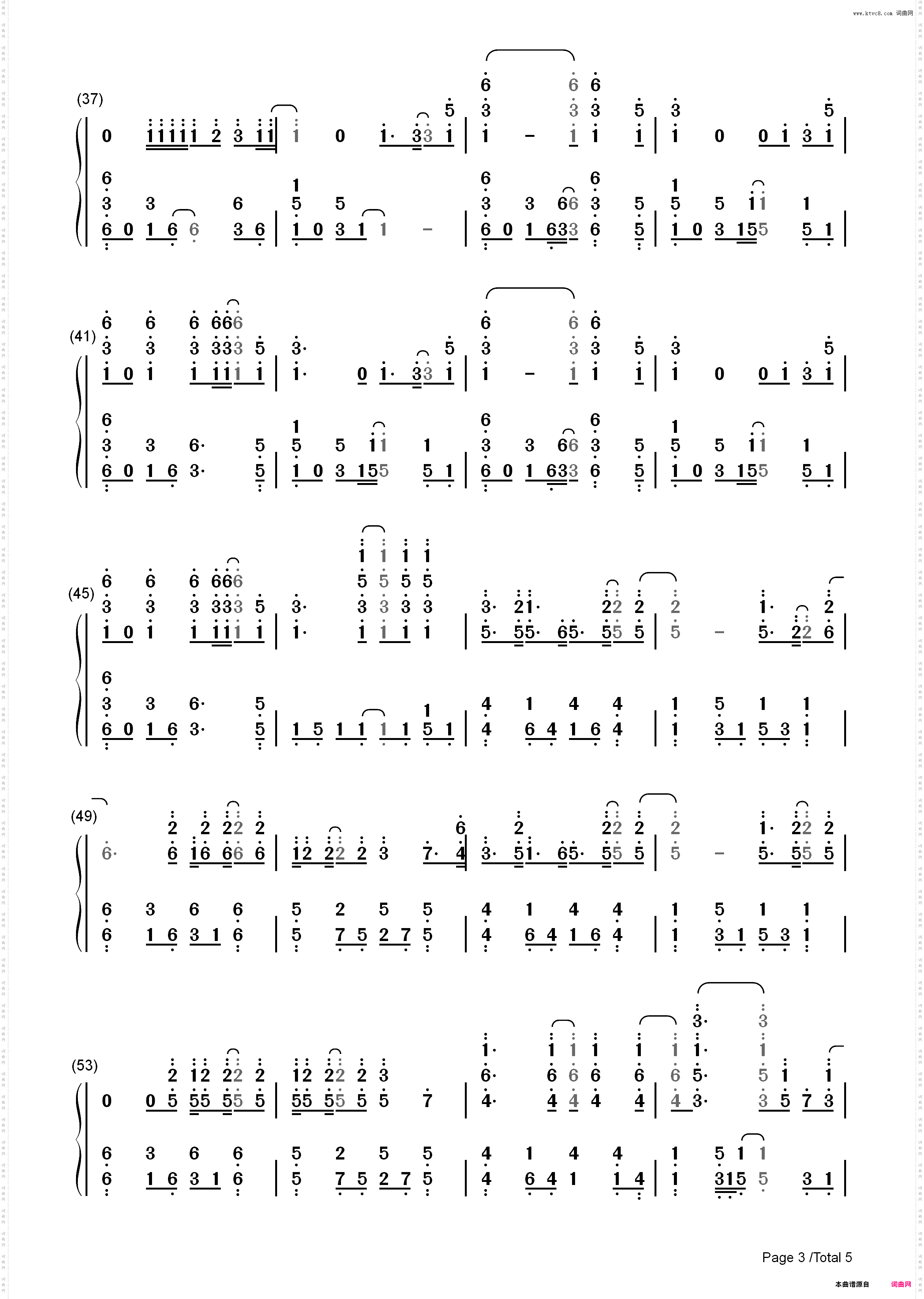 Smile-Avril Lavigne_简谱版