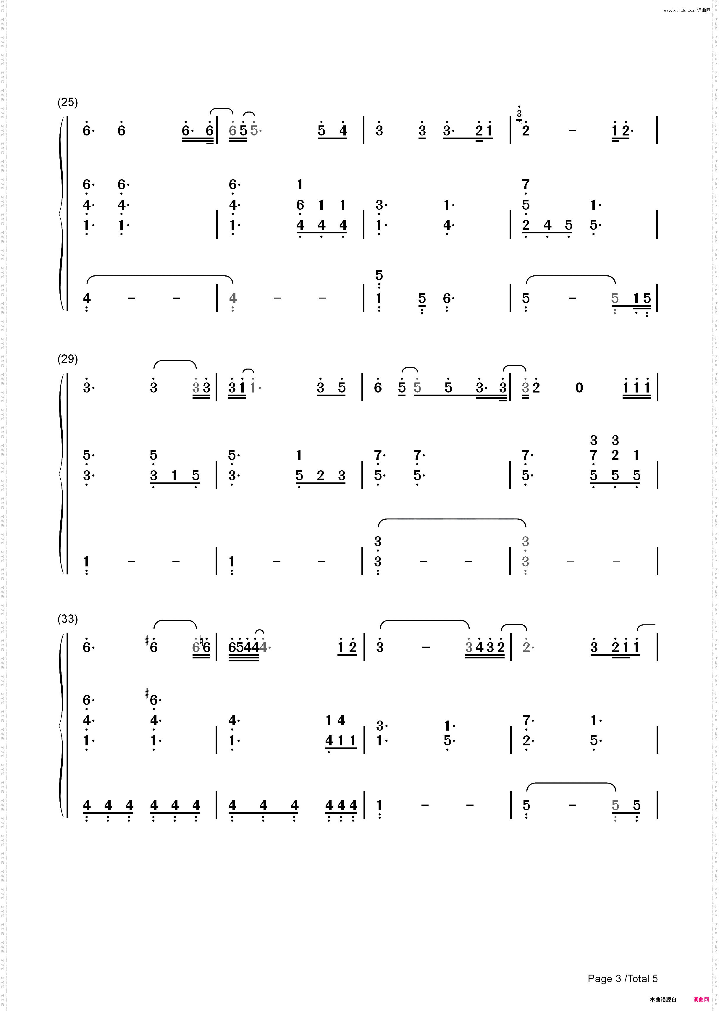 Angel-City of Angels 主题曲-Sarah Mclachlan_简谱版