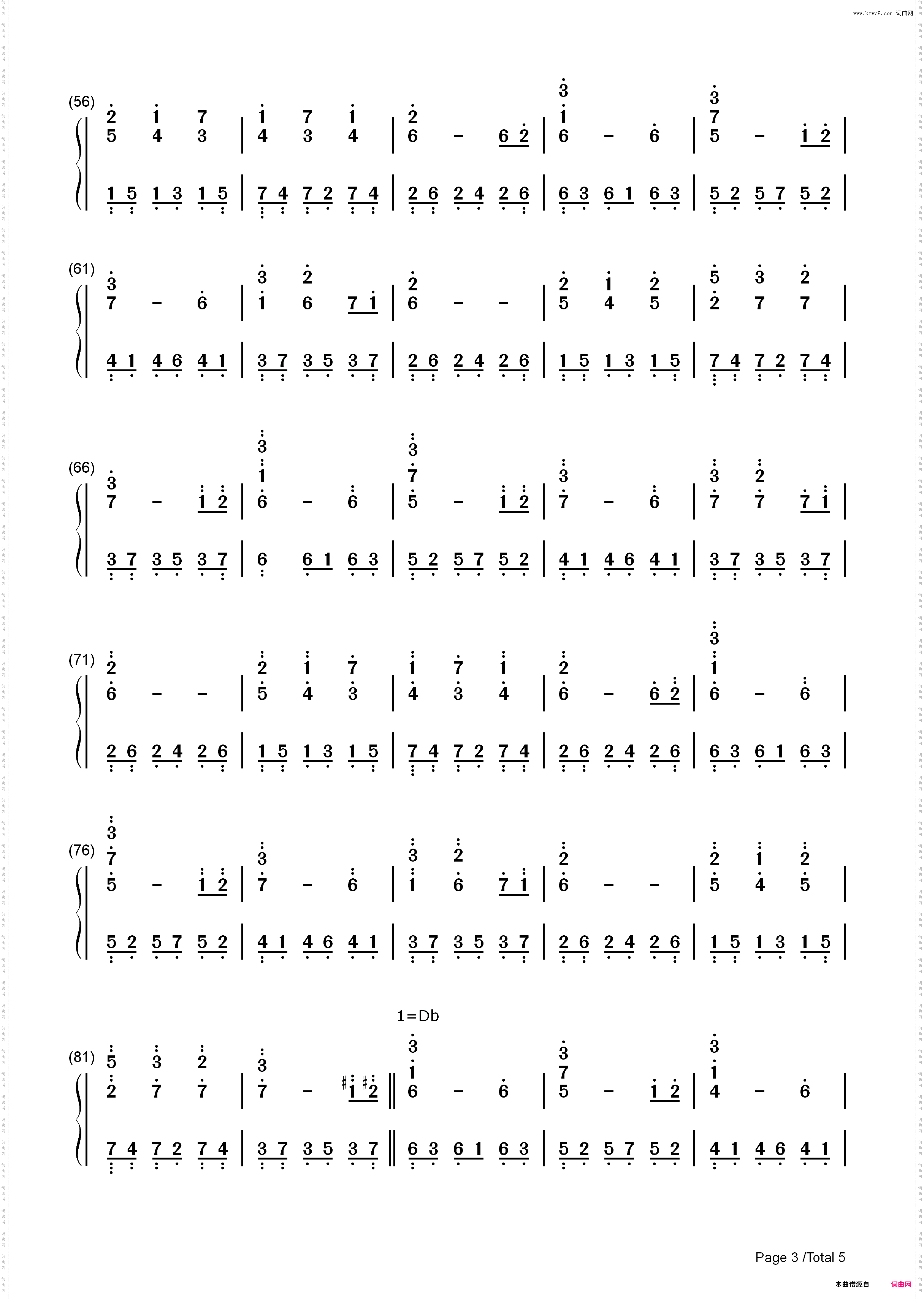 暗い森のサーカス-初音ミク 鏡音リン レン_简谱版