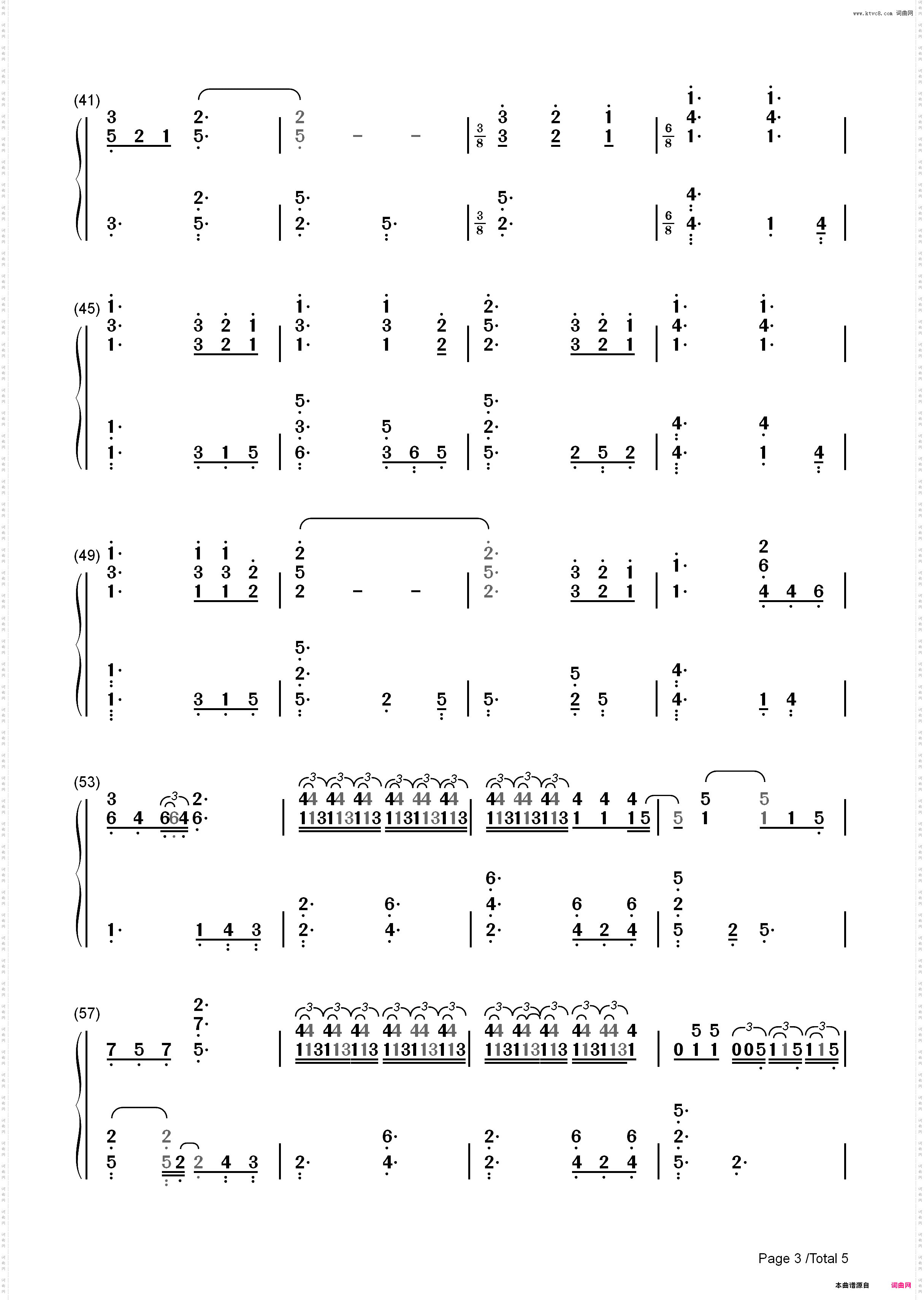 I Wont Give Up-Jason Mraz_简谱版