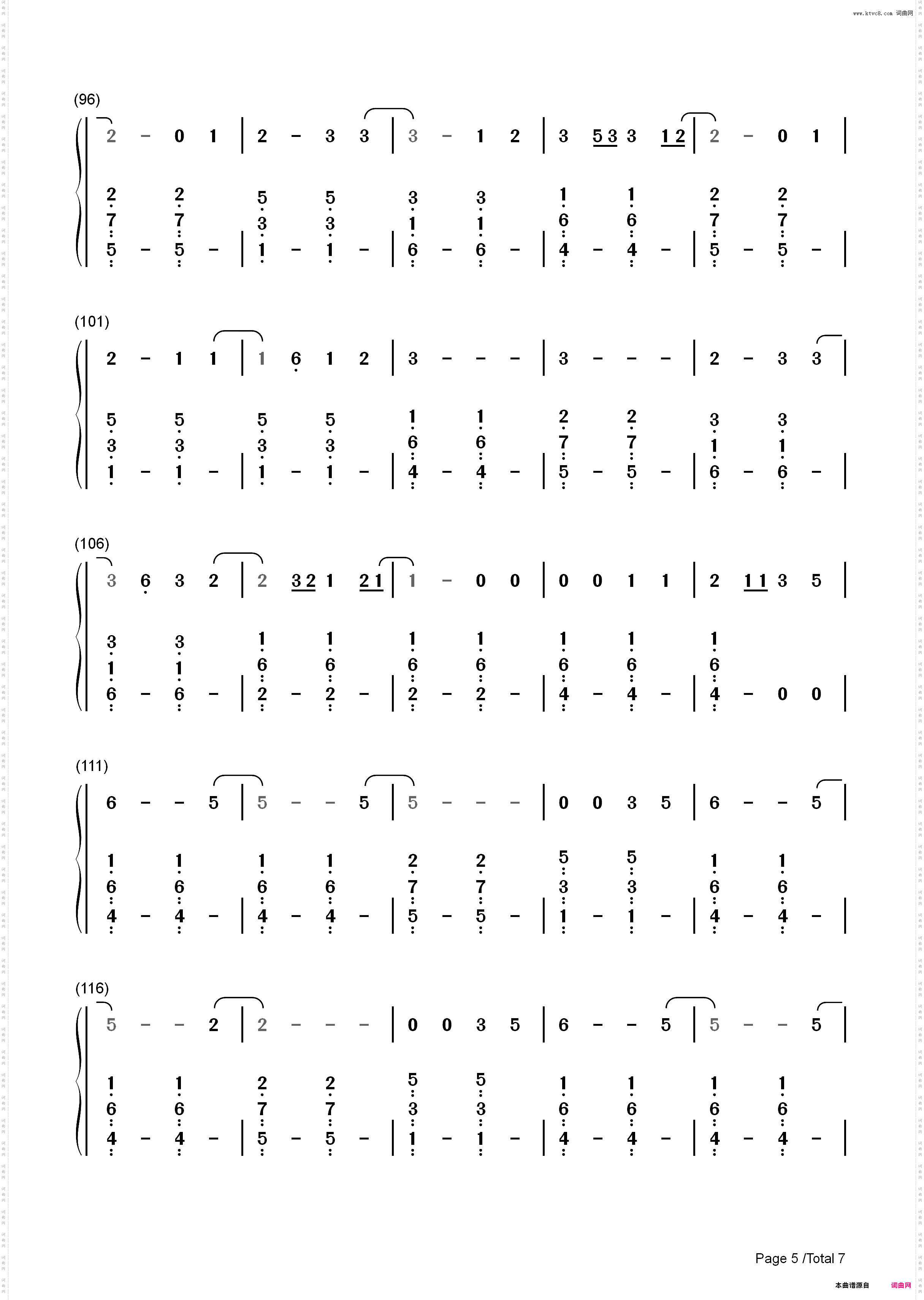 Irresistible-One Direction_简谱版