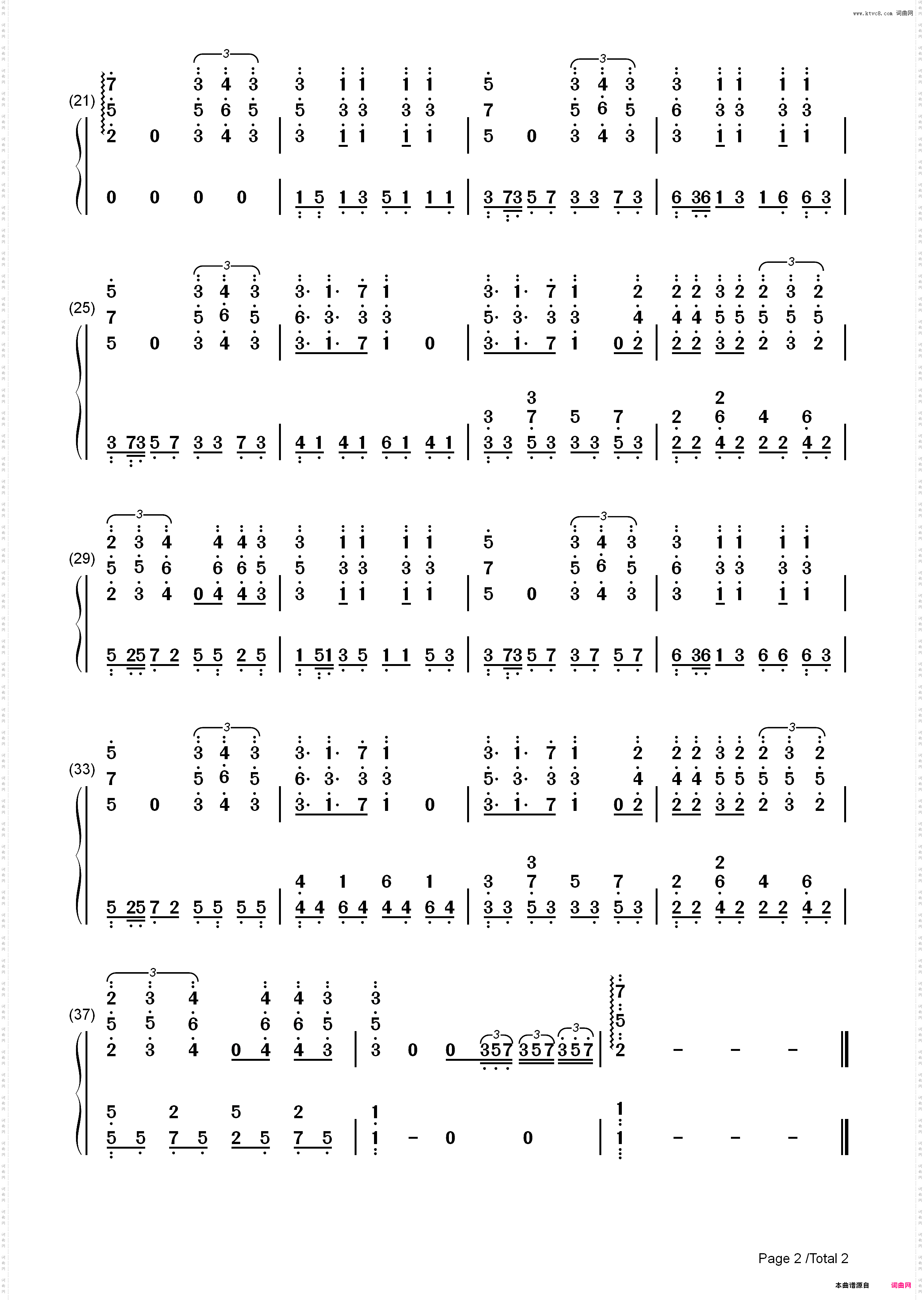 ひこうき雲-AKB48_简谱版