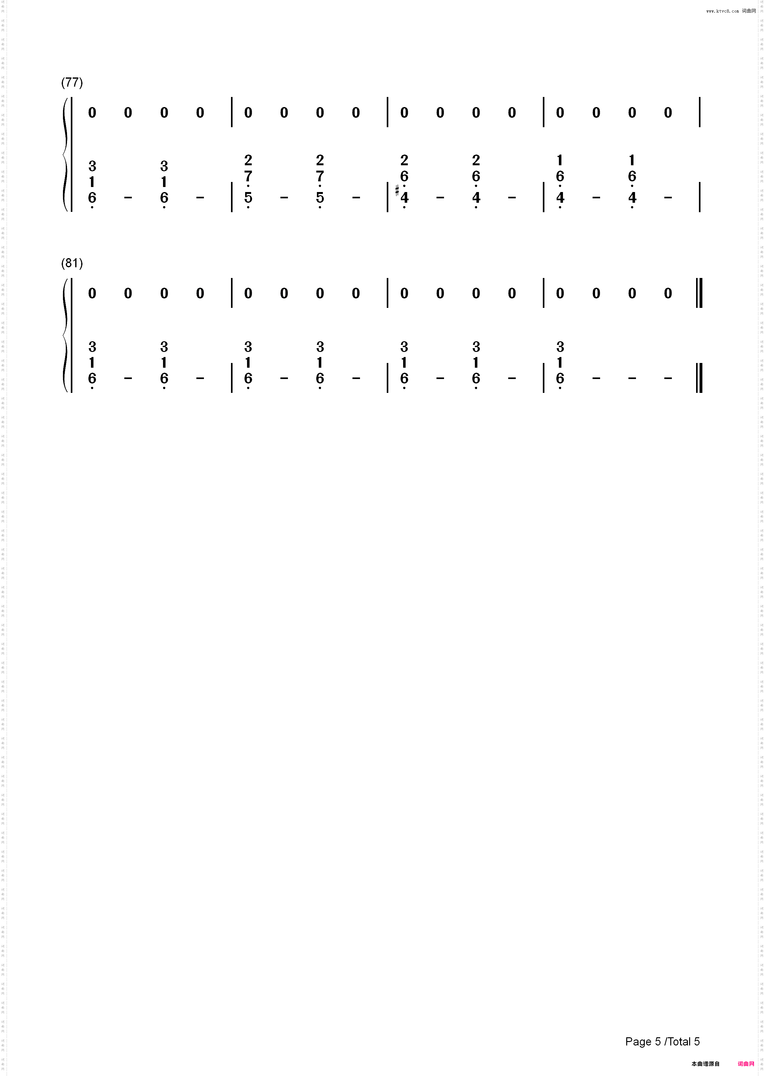 Heaven-Depeche Mode_简谱版