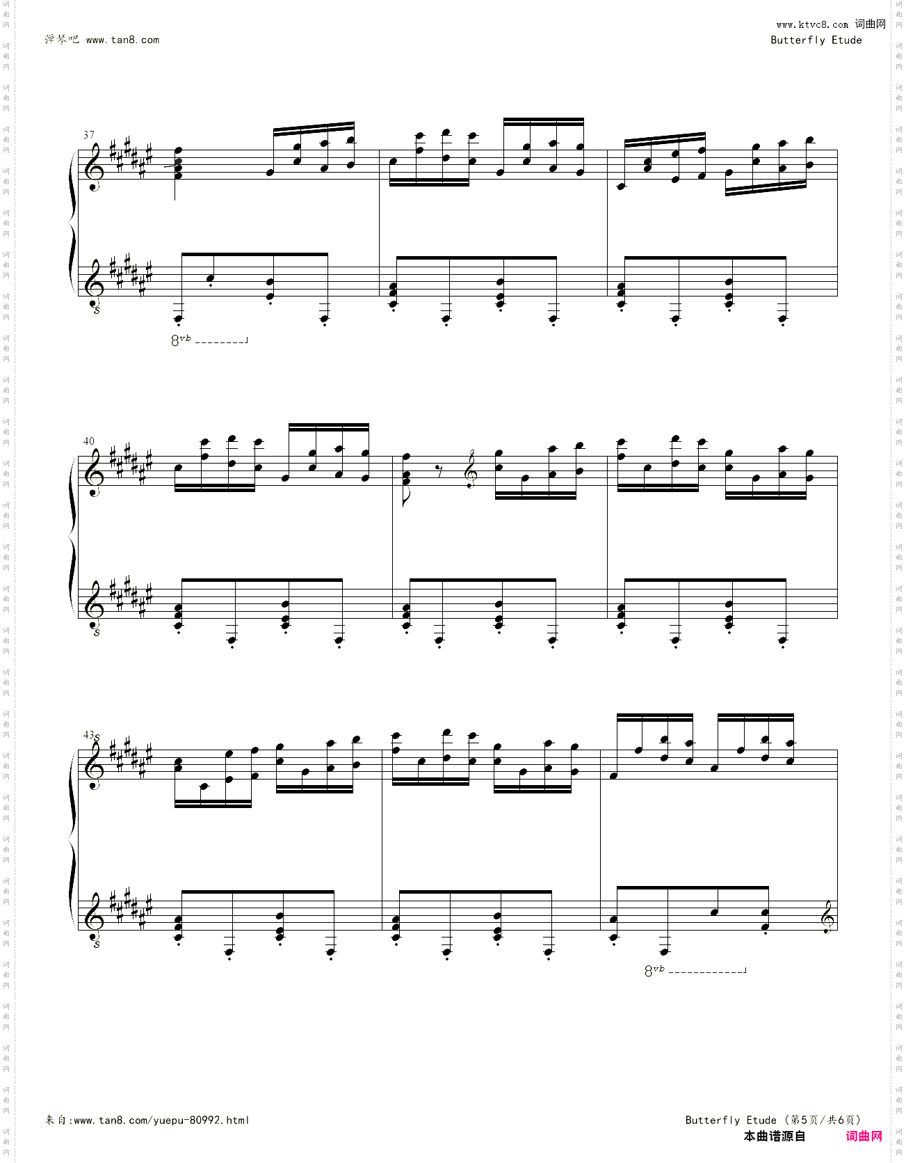 Butterfly Etude 25 # IX