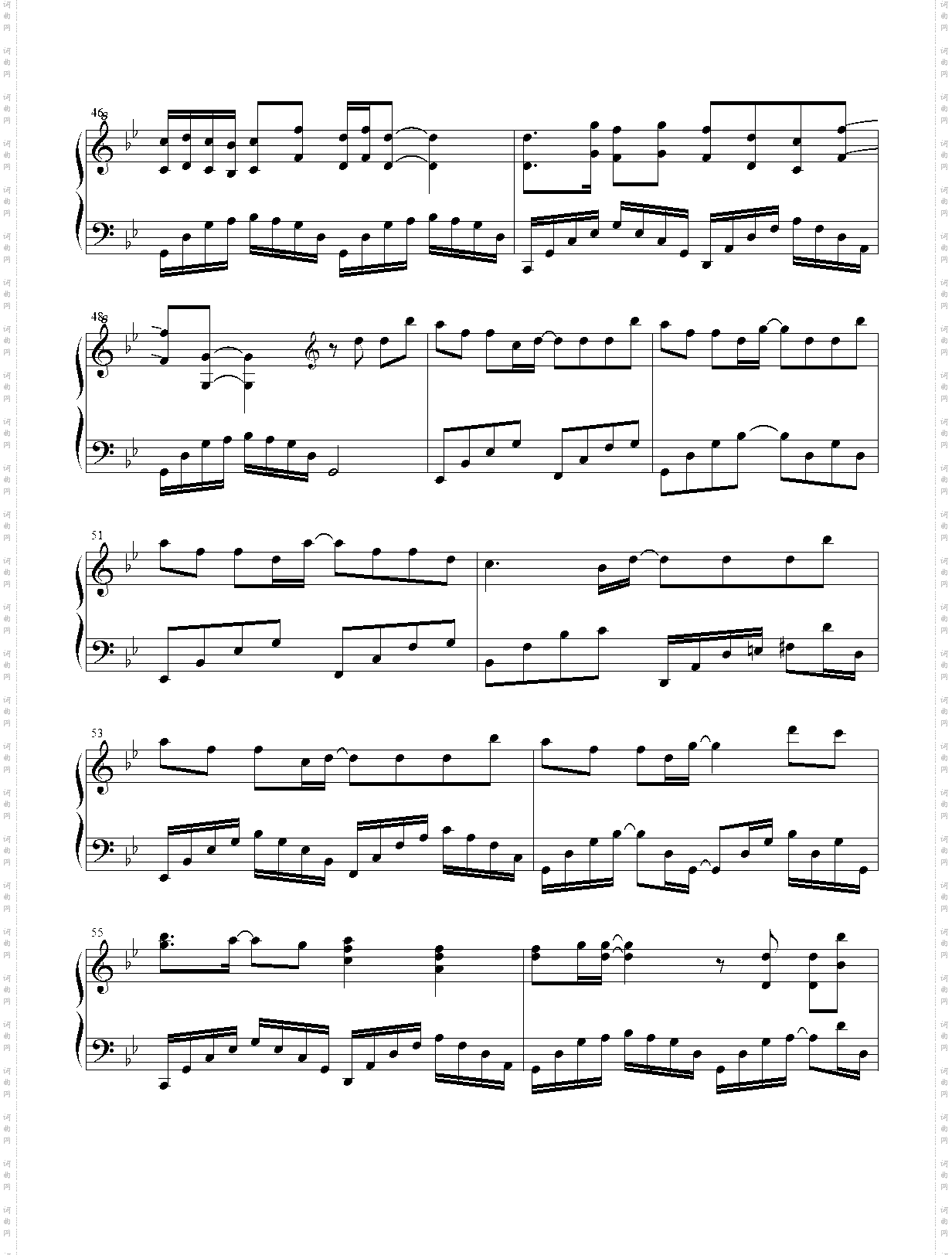 何以歌-完美版_简谱版