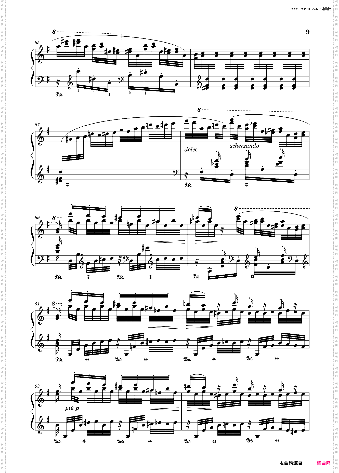 études d'éxécution Transcendante No· 11 Rondo des Sylphes