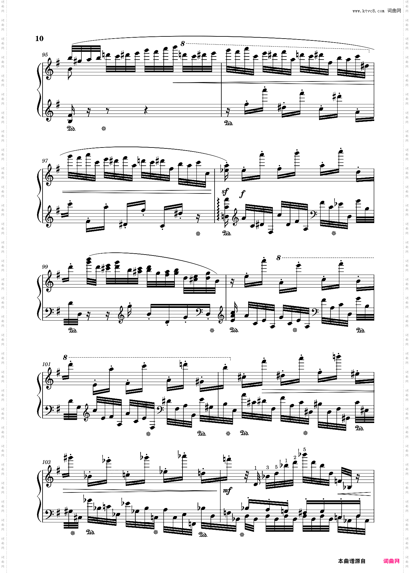 études d'éxécution Transcendante No· 11 Rondo des Sylphes