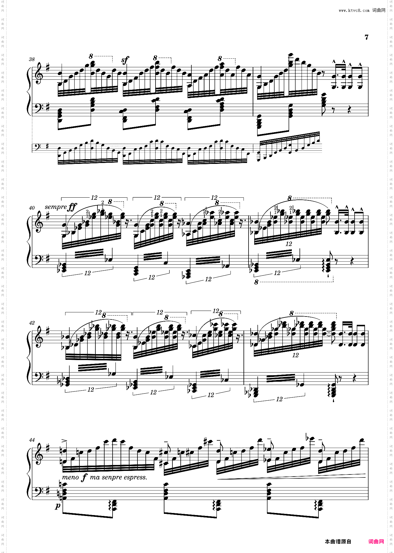 Transcendental étude No· 6 Vision