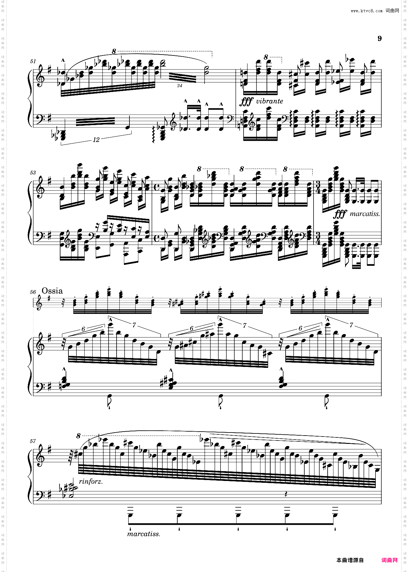 Transcendental étude No· 6 Vision