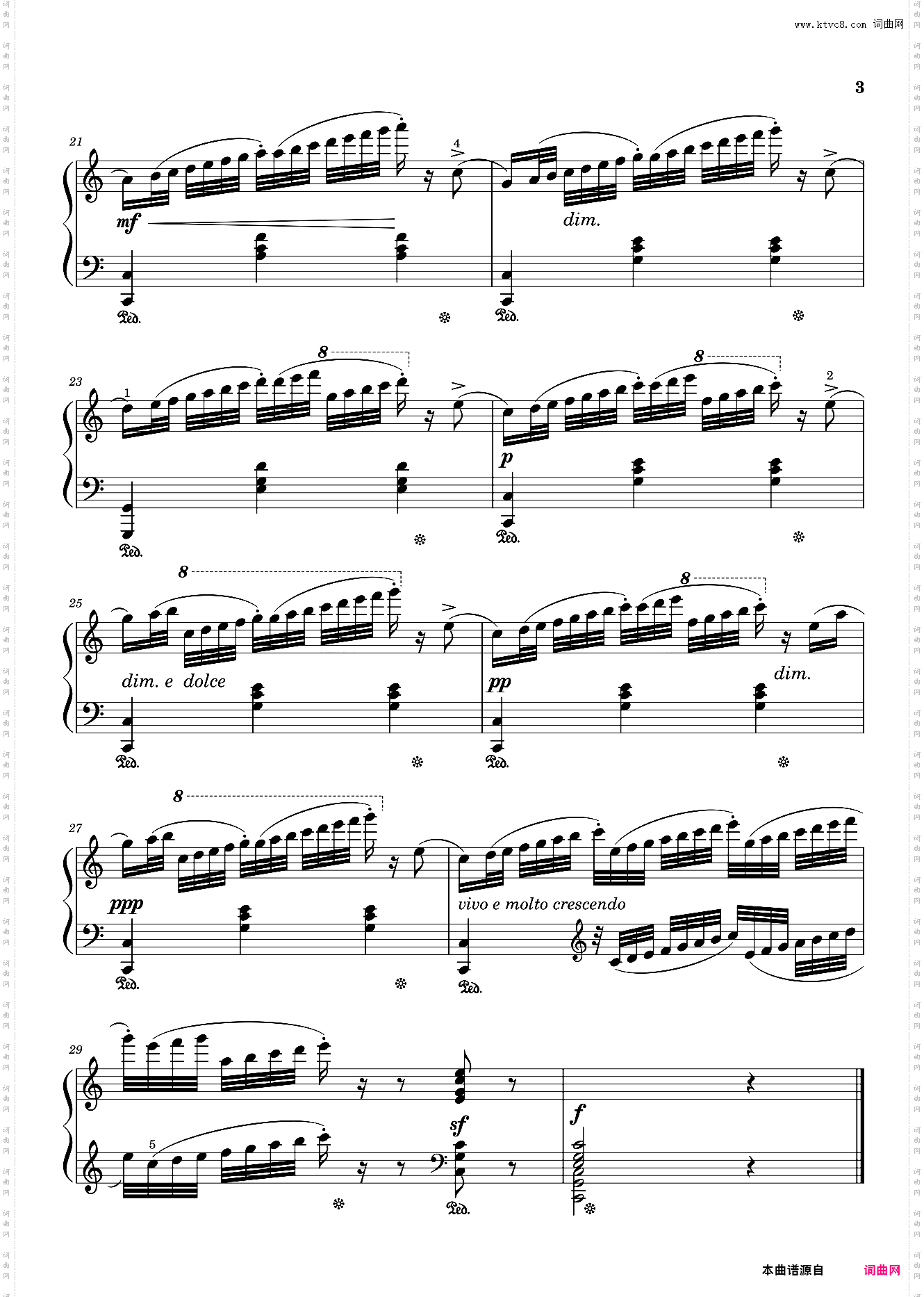 étude Op· 109 No· 2 Les Perles