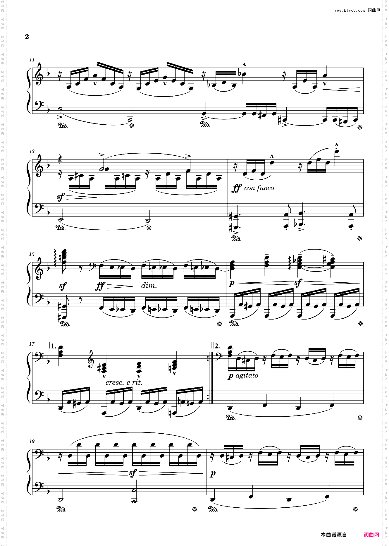 étude Op· 109 No· 13 L'orage