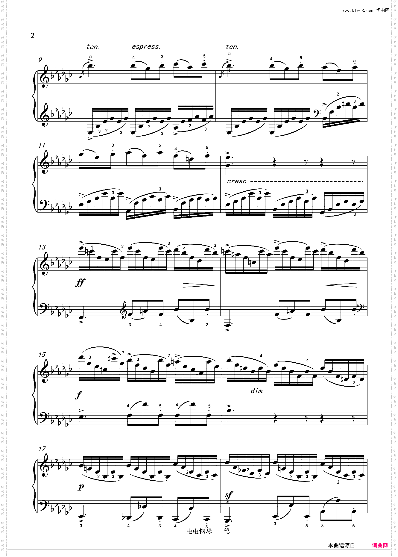 《钢琴练习曲60首》No·31