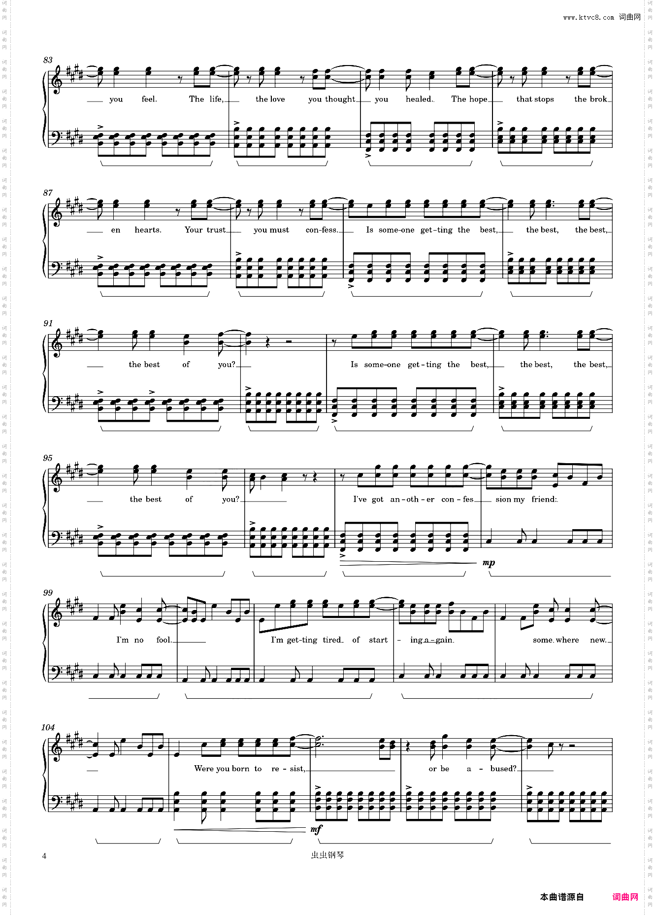 Best Of You-Foo Fighters