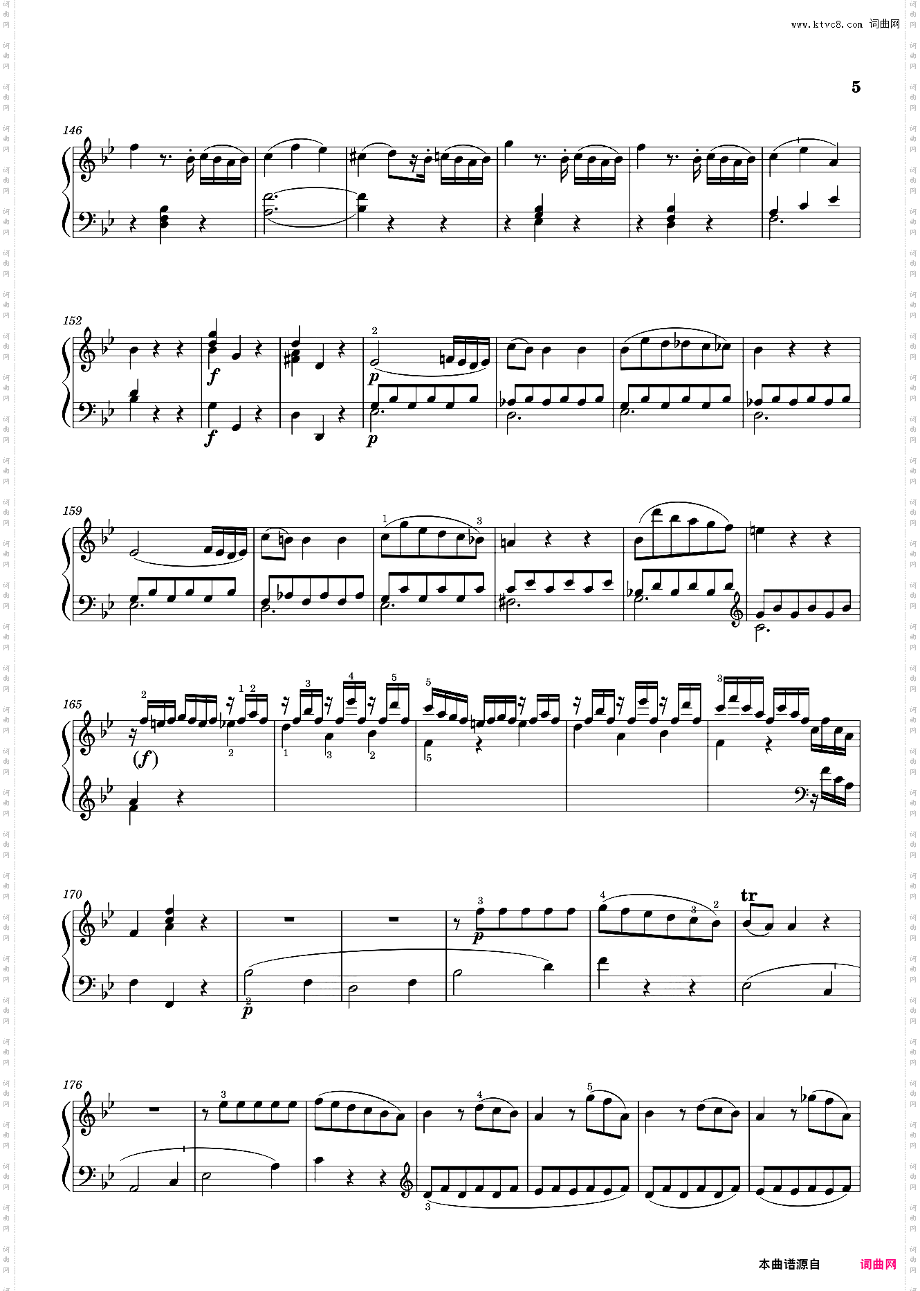 莫扎特第十七钢琴奏鸣曲 Sonata No· 17, 1st Movement K· 570