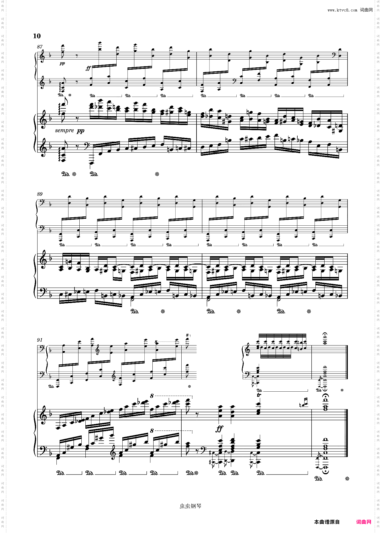 Study no· 16 after Chopin's étude op· 10 no· 8 – Leopold Godowsky