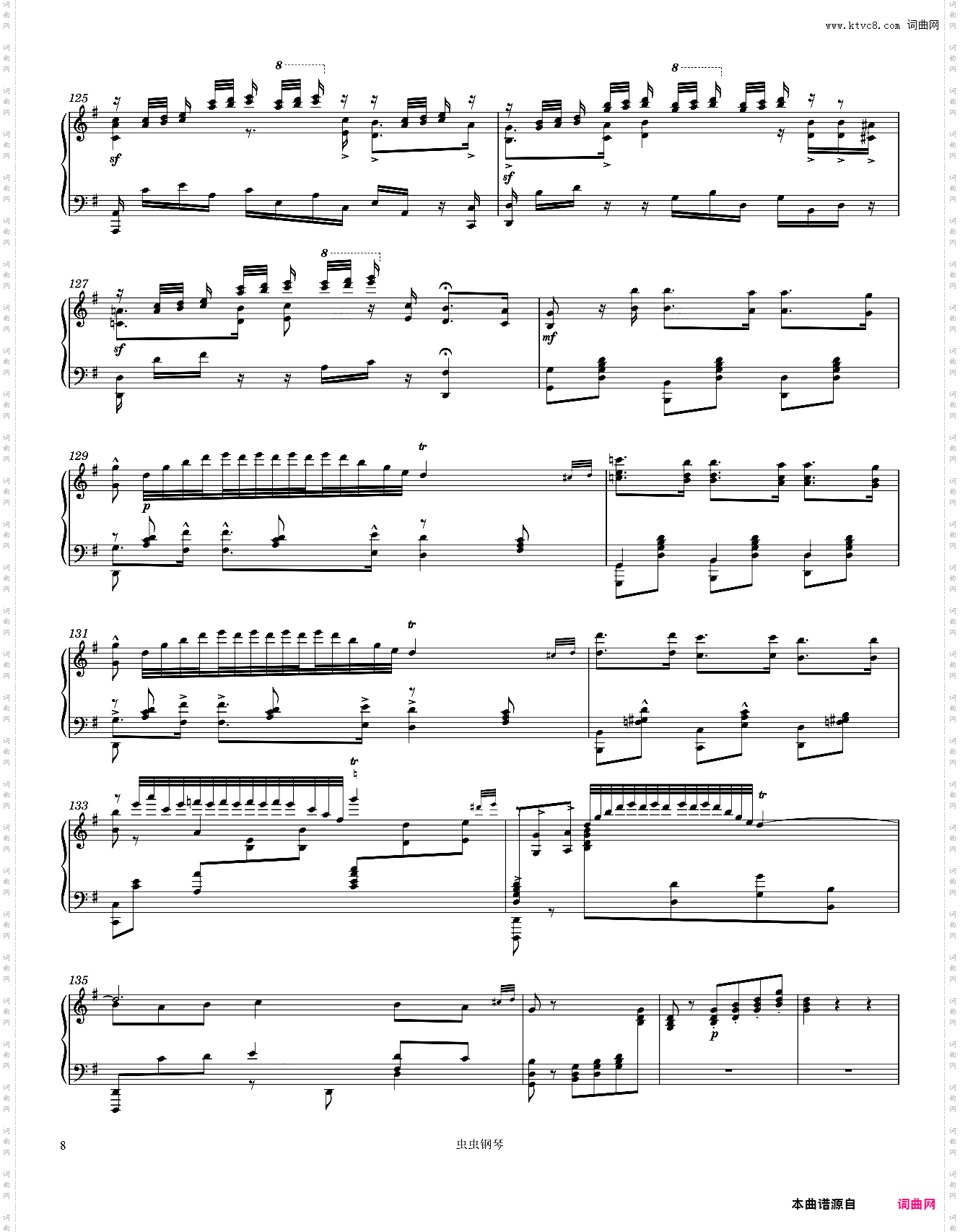 Kullak Paraphrase of the 4th Act of the Opera Dom Sébastien Piano solo