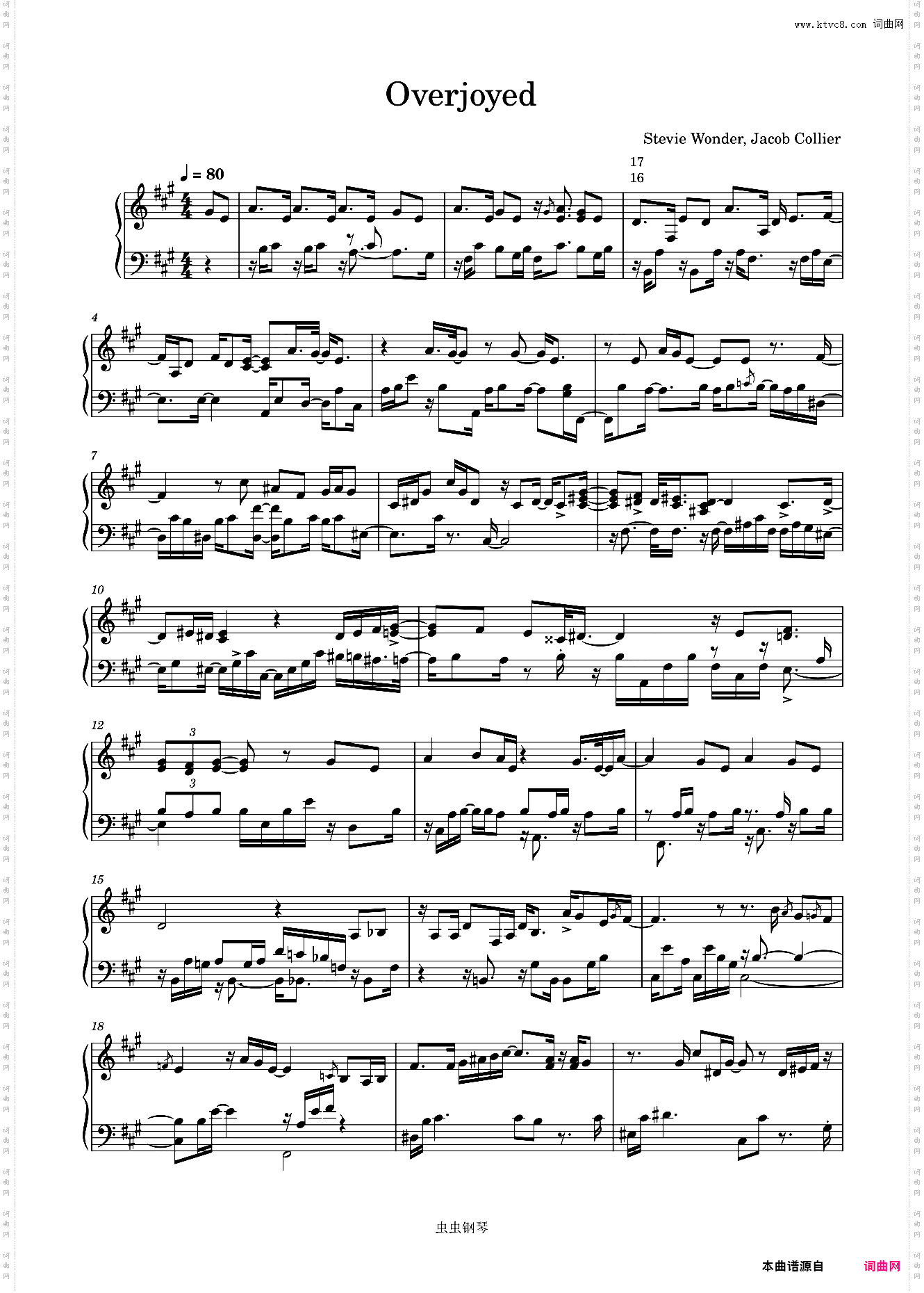 Overjoyed-Stevie Wonder