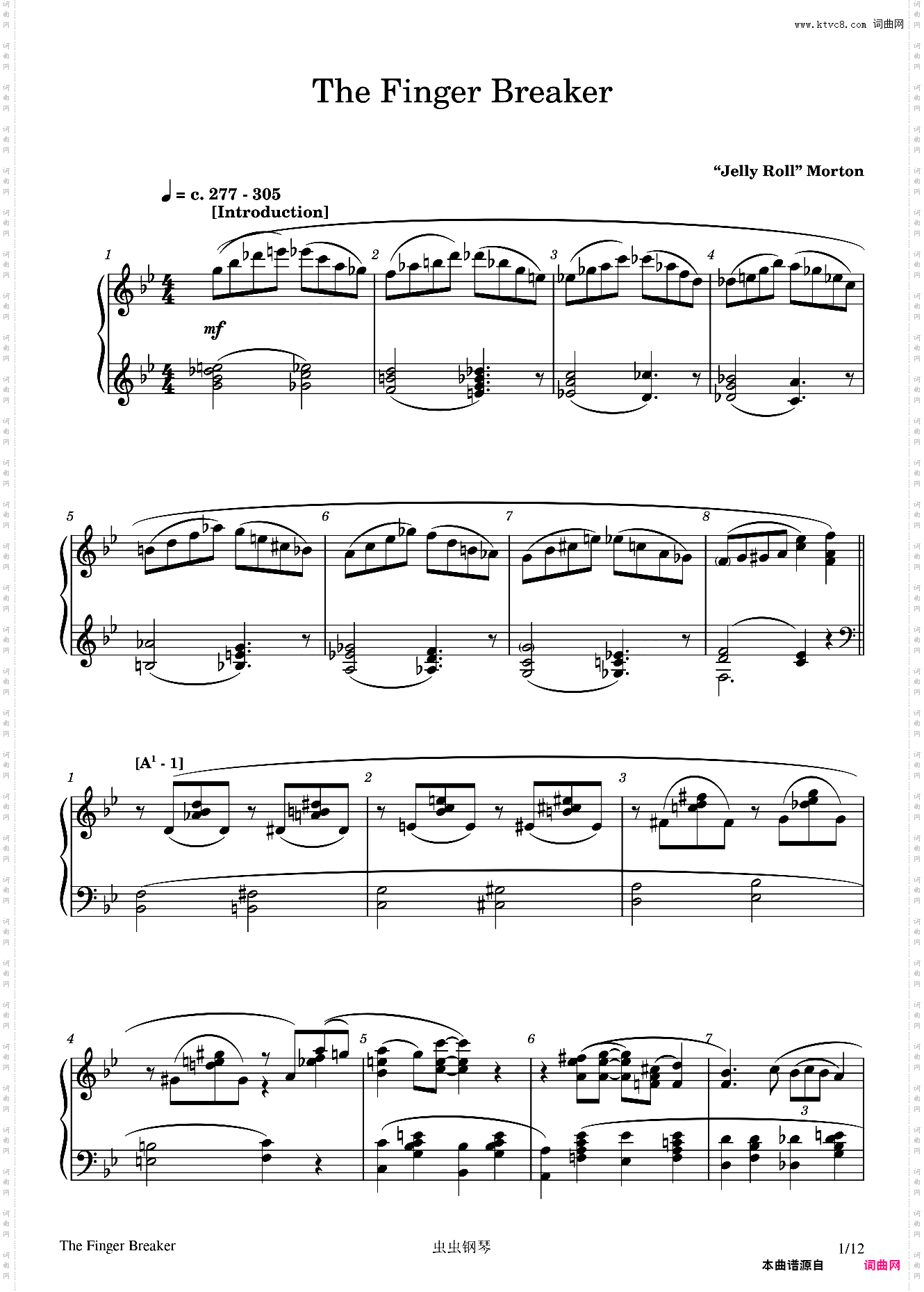 The Finger Breaker - Jelly Roll Morton - 1938