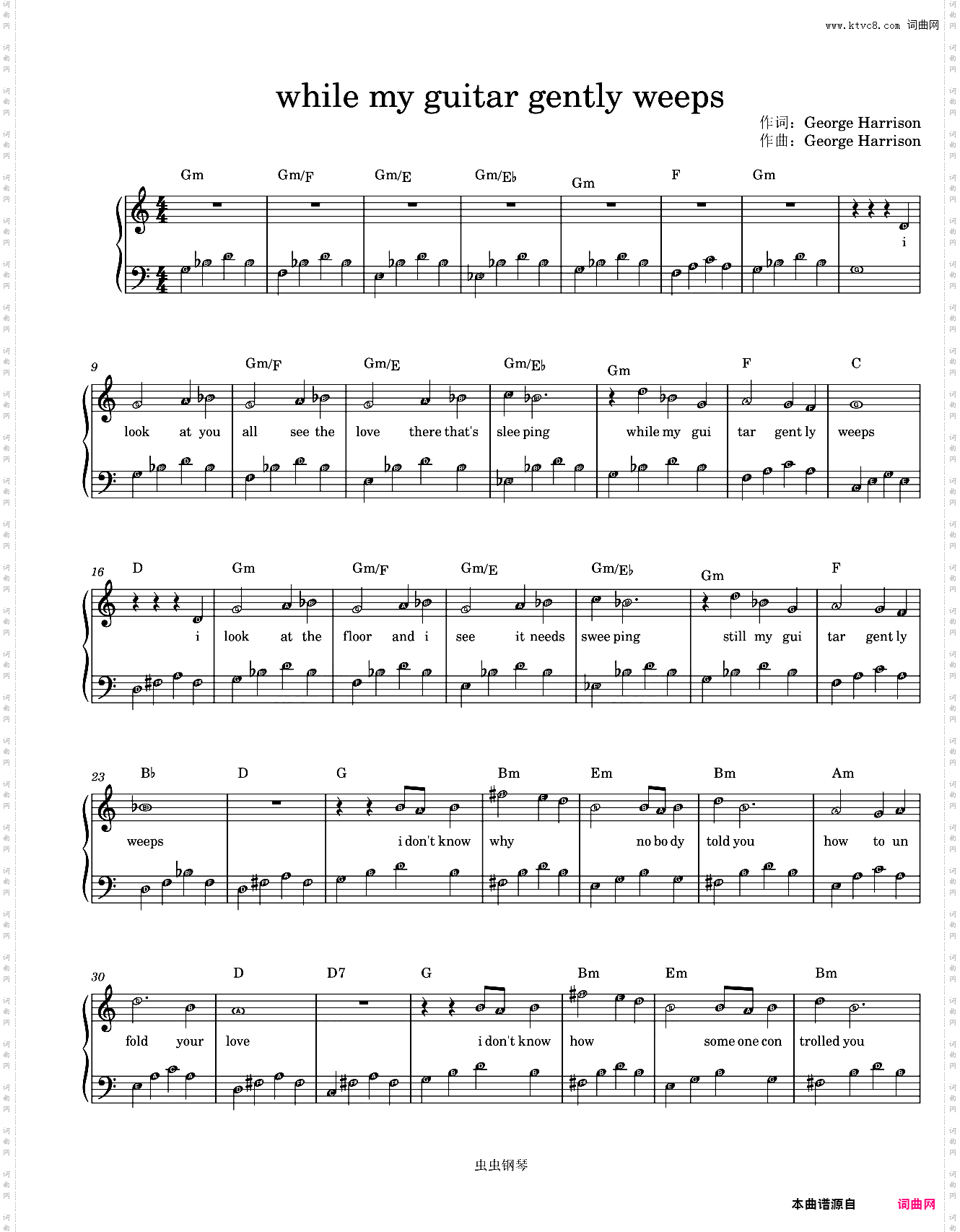 While My Guitar Gently Weeps-The Beatles