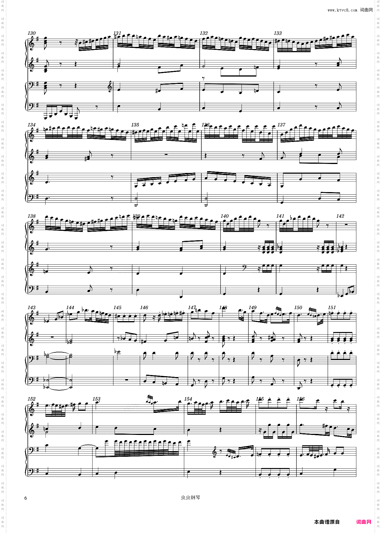 Mozart: Andante with 5 Variations, K·501 for Piano Duet