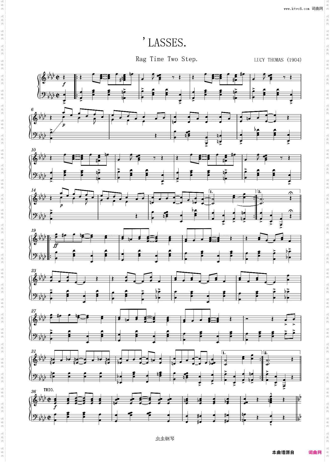 Lasses by Lucy Thomas 1904