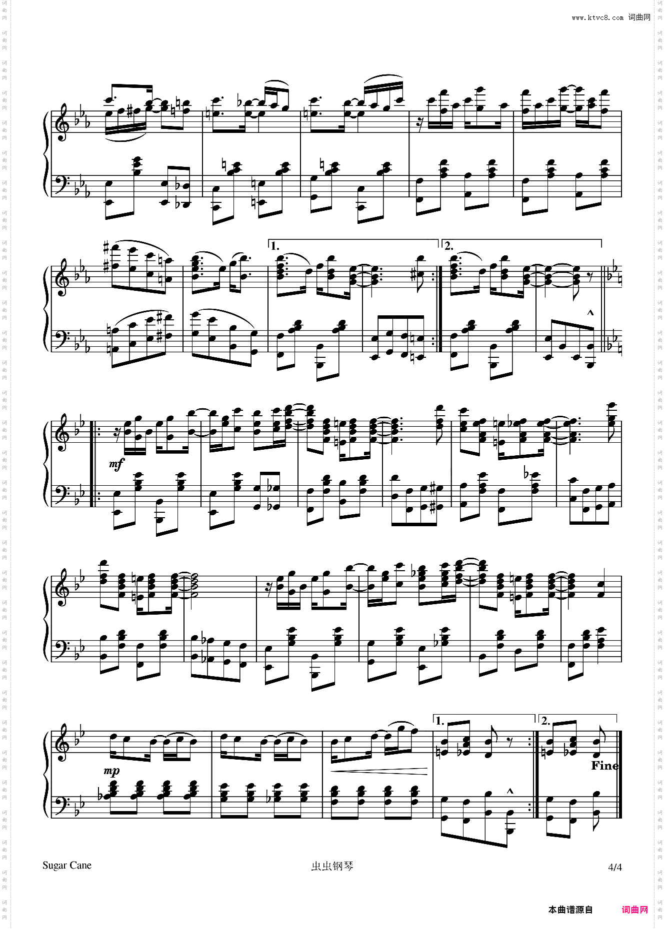 Sugar Cane - Scott Joplin - 1908