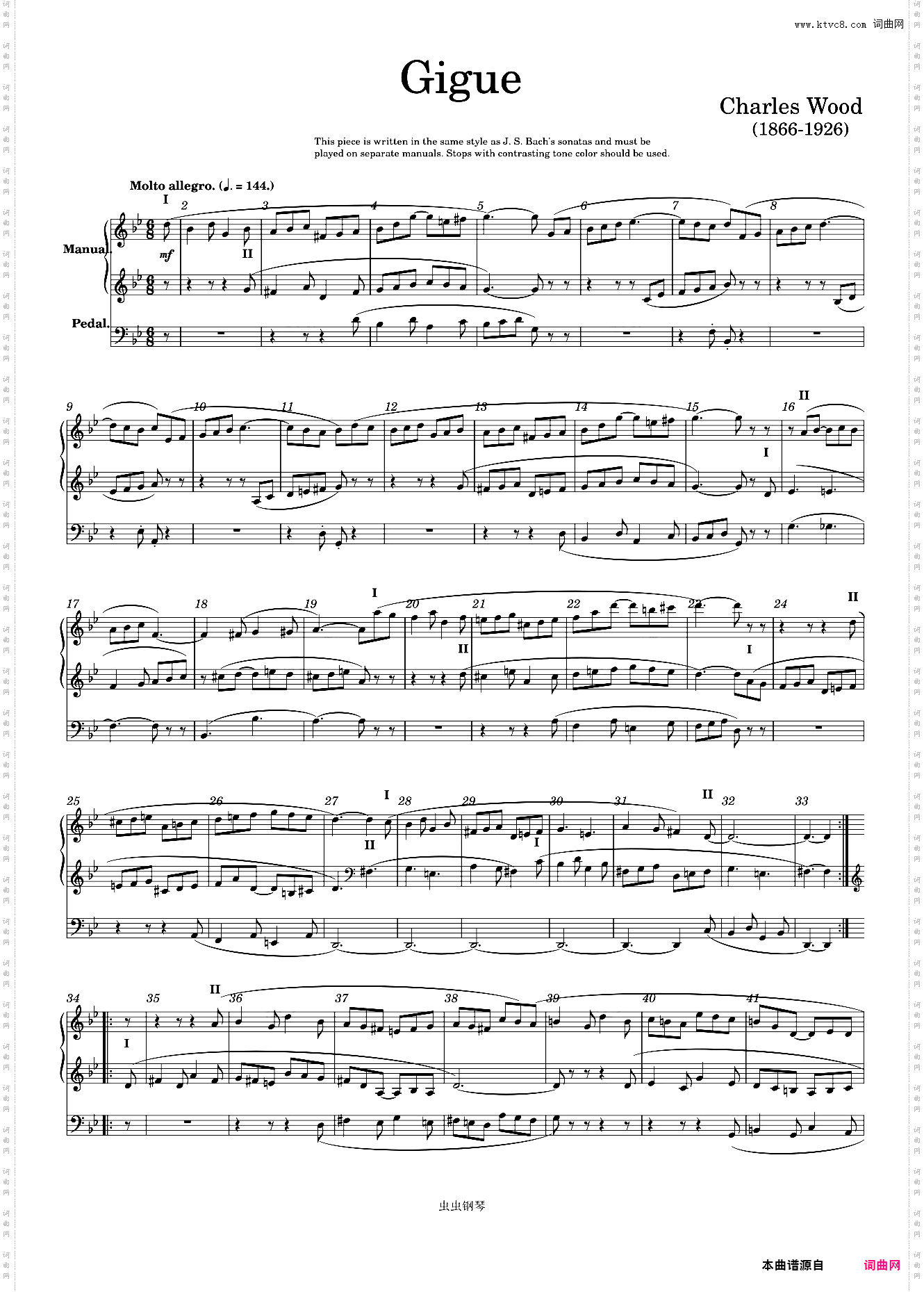 Charles Wood: Gigue