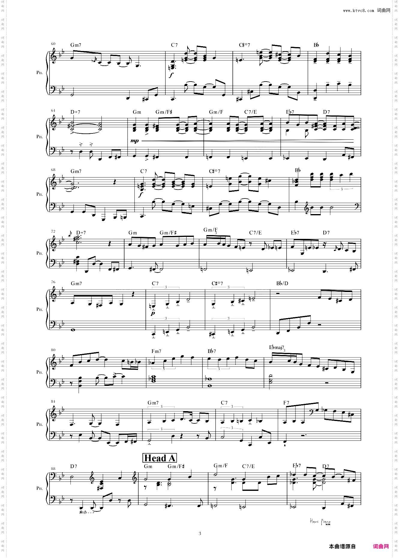 It Don‘t Mean A Thing【免费】【爵士标准曲】泽大大 Hans piano