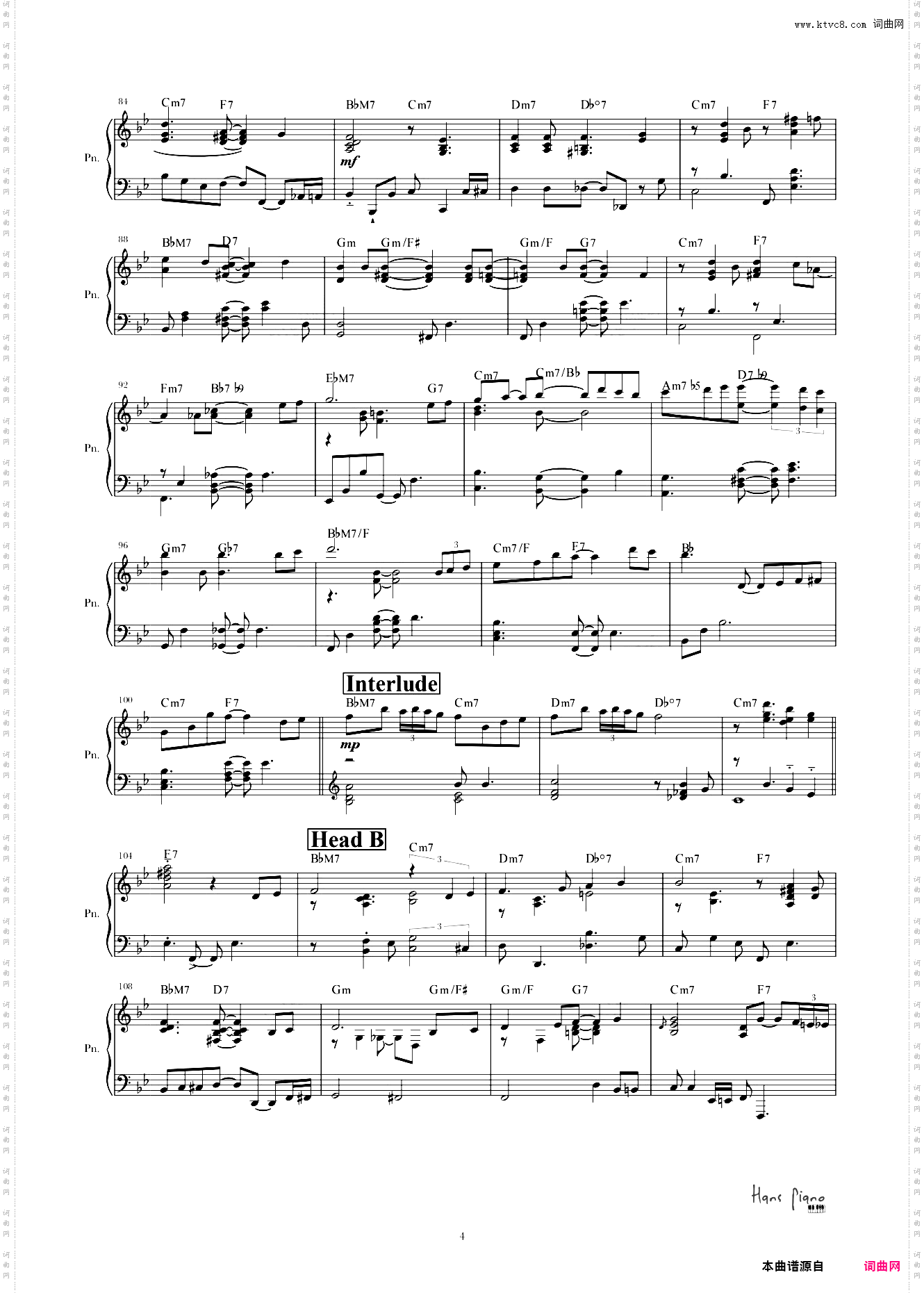 My Romance【免费】【爵士标准曲】泽大大 Hans piano