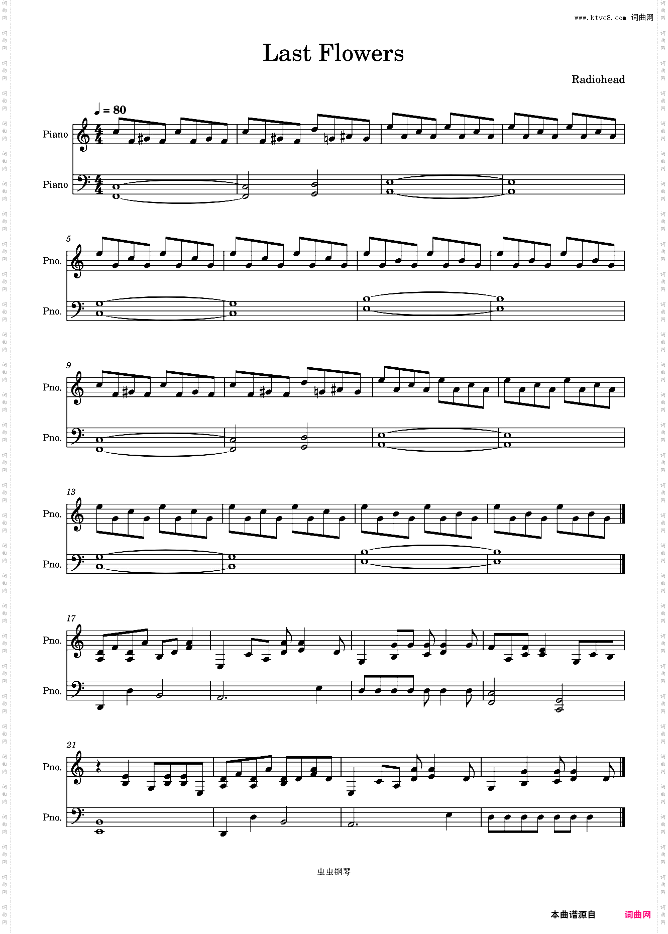 Last Flowers-Radiohead