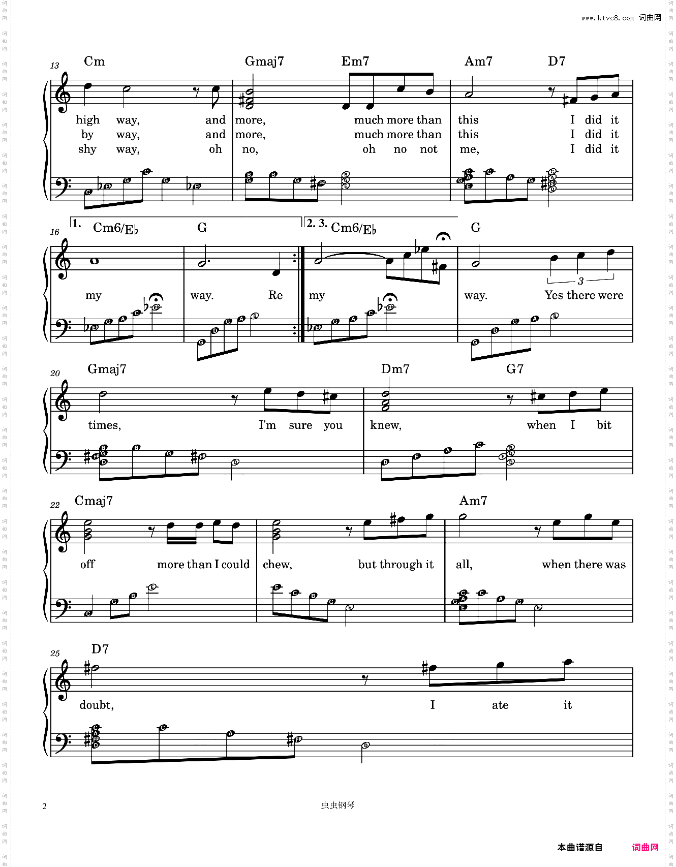 My Way - Paul Anka