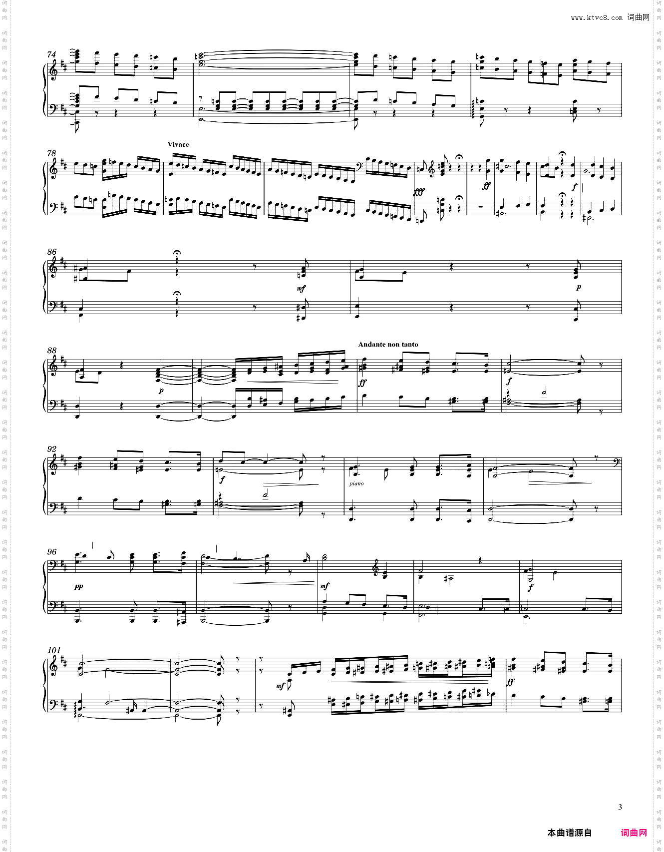 Tchaikovsky Symphony No· 6, 4th Movement Piano solo