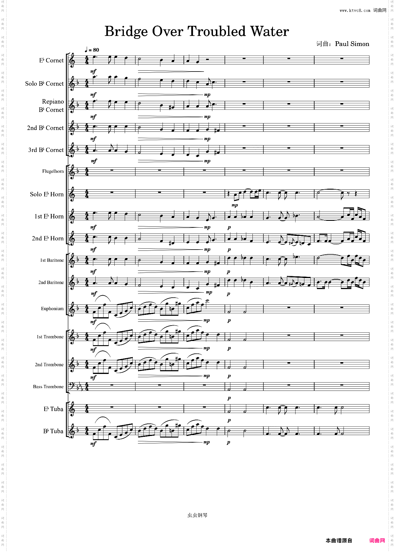 Bridge Over Troubled Water-Paul Simon