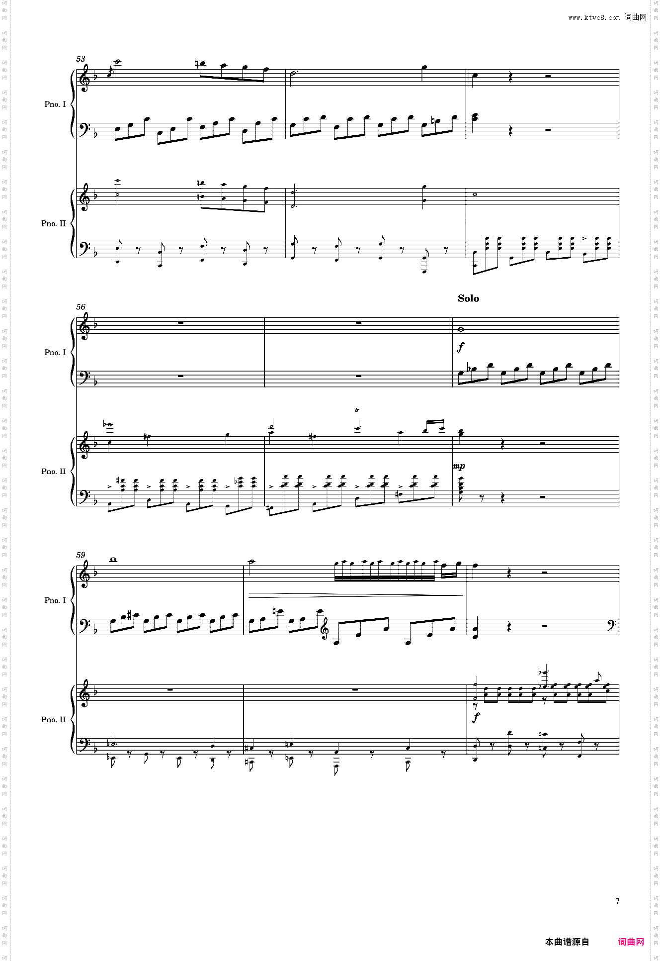Mozart Piano Concerto No· 21, K467, 2nd Mvmt Arr· for 2 pianos