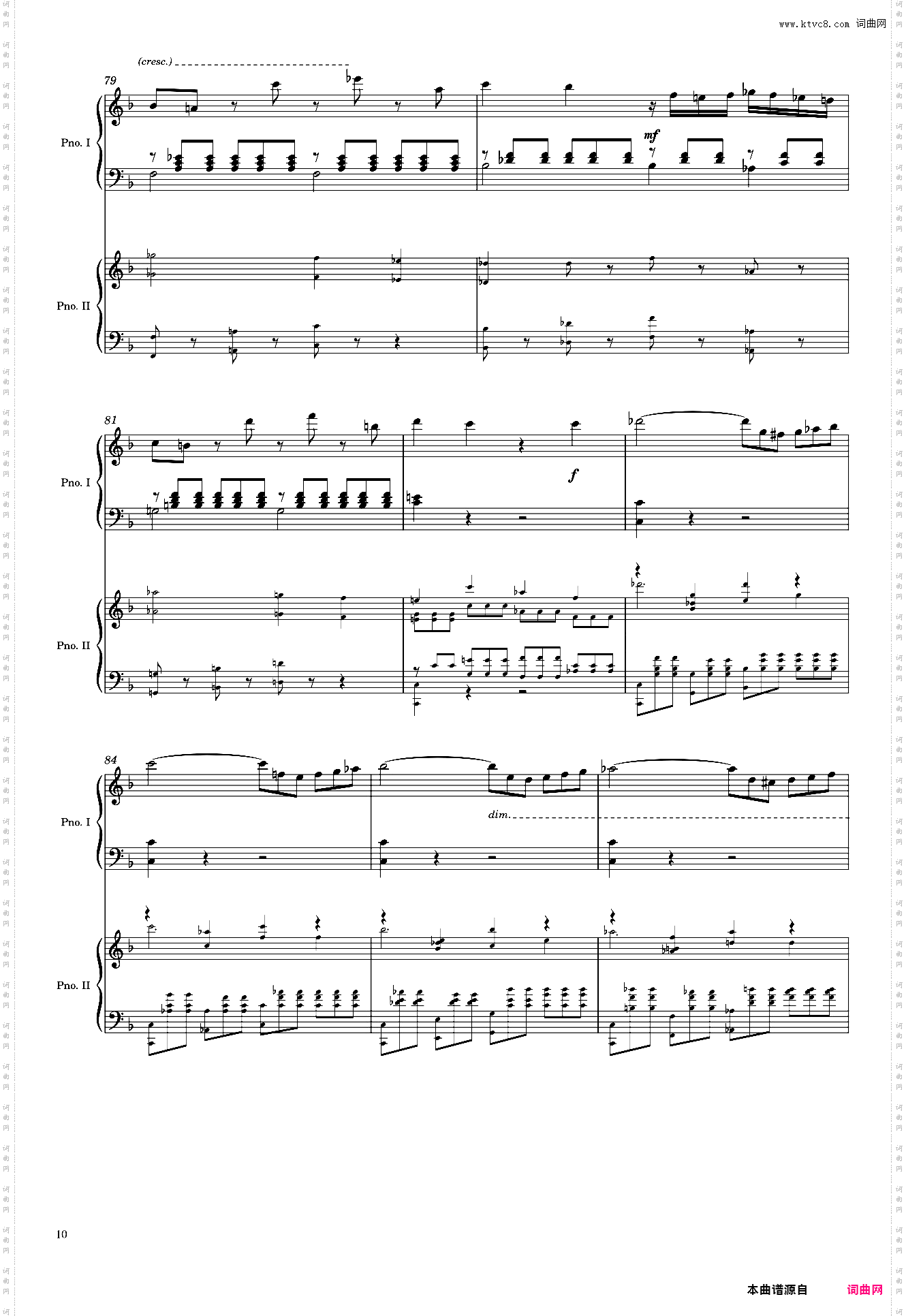 Mozart Piano Concerto No· 21, K467, 2nd Mvmt Arr· for 2 pianos