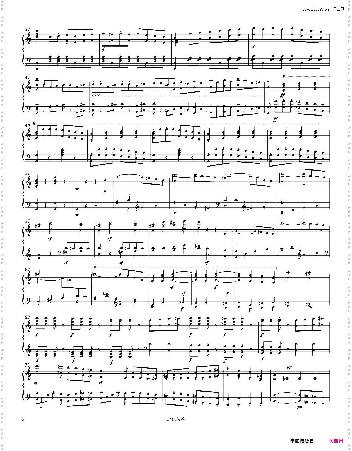 Beethoven Symphony No 1 1st Movement Piano solo