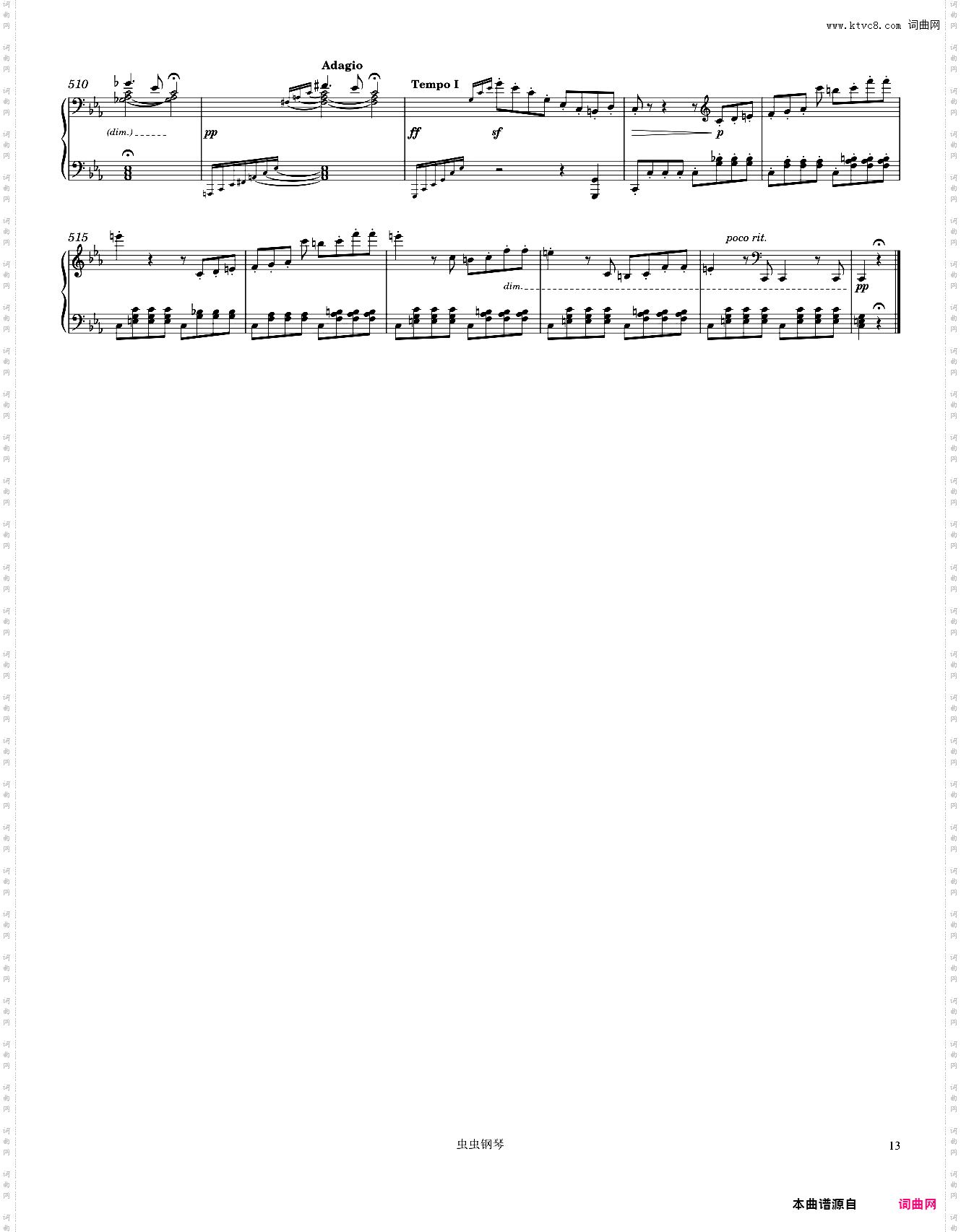 Beethoven Piano Sonata No· 5 in C-Minor, Op· 10, No· 1