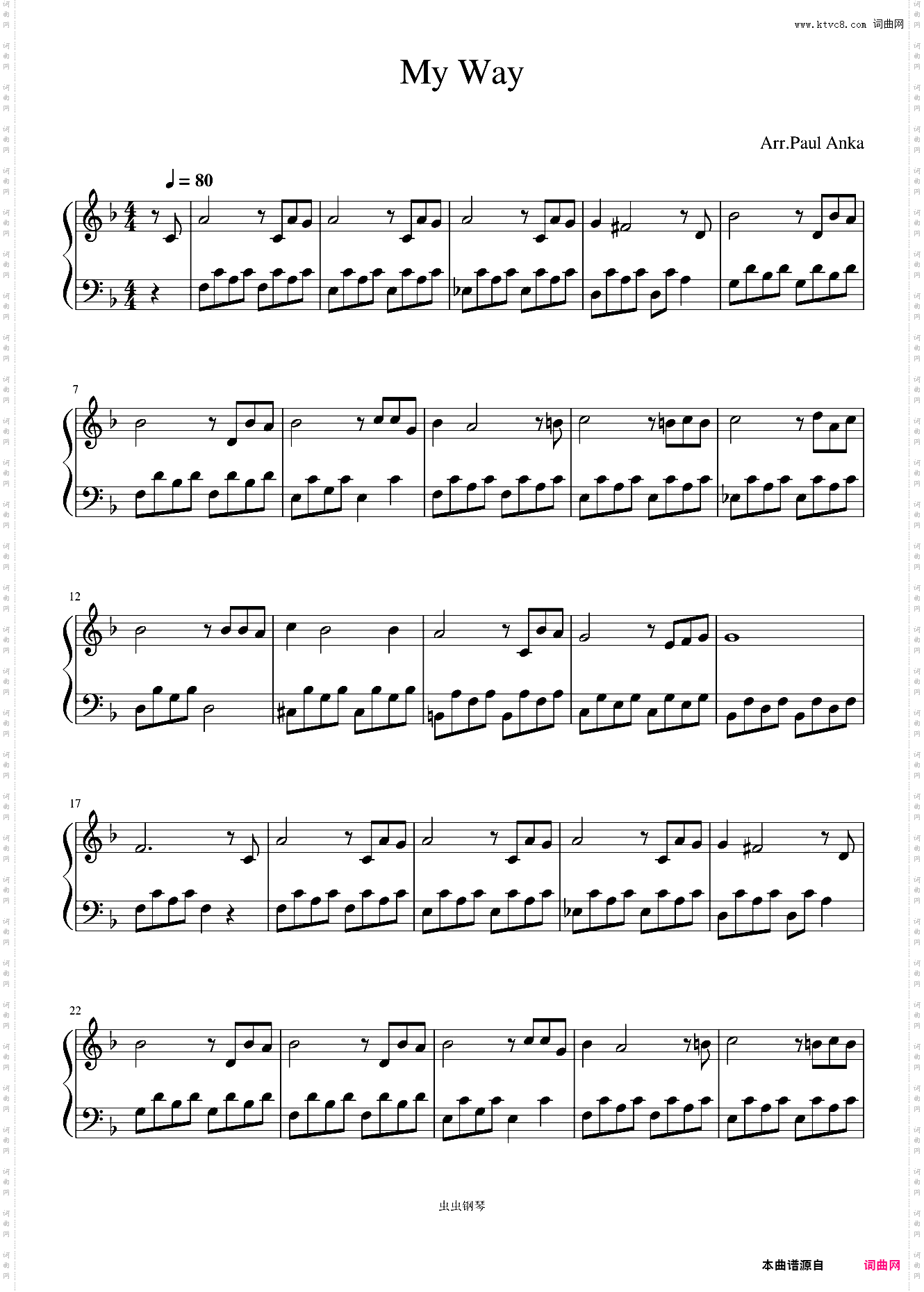 My Way-Paul Anka