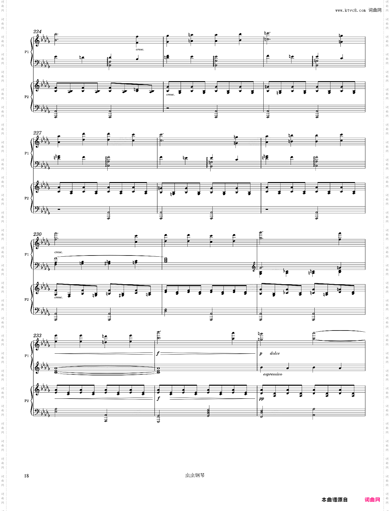 Tchaikovsky Romeo and Juliet Overture Fantasy Arr· for 2 pianos