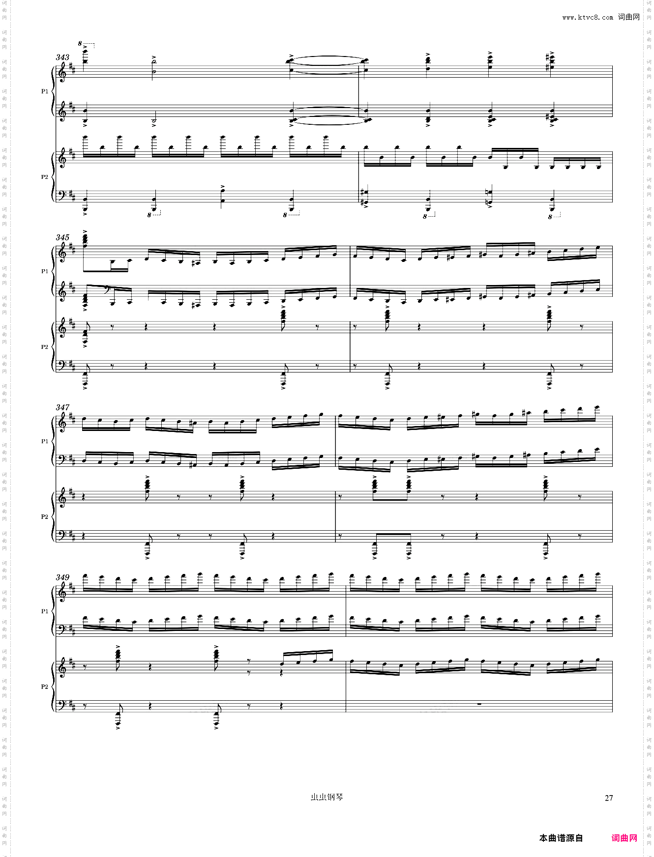 Tchaikovsky Romeo and Juliet Overture Fantasy Arr· for 2 pianos