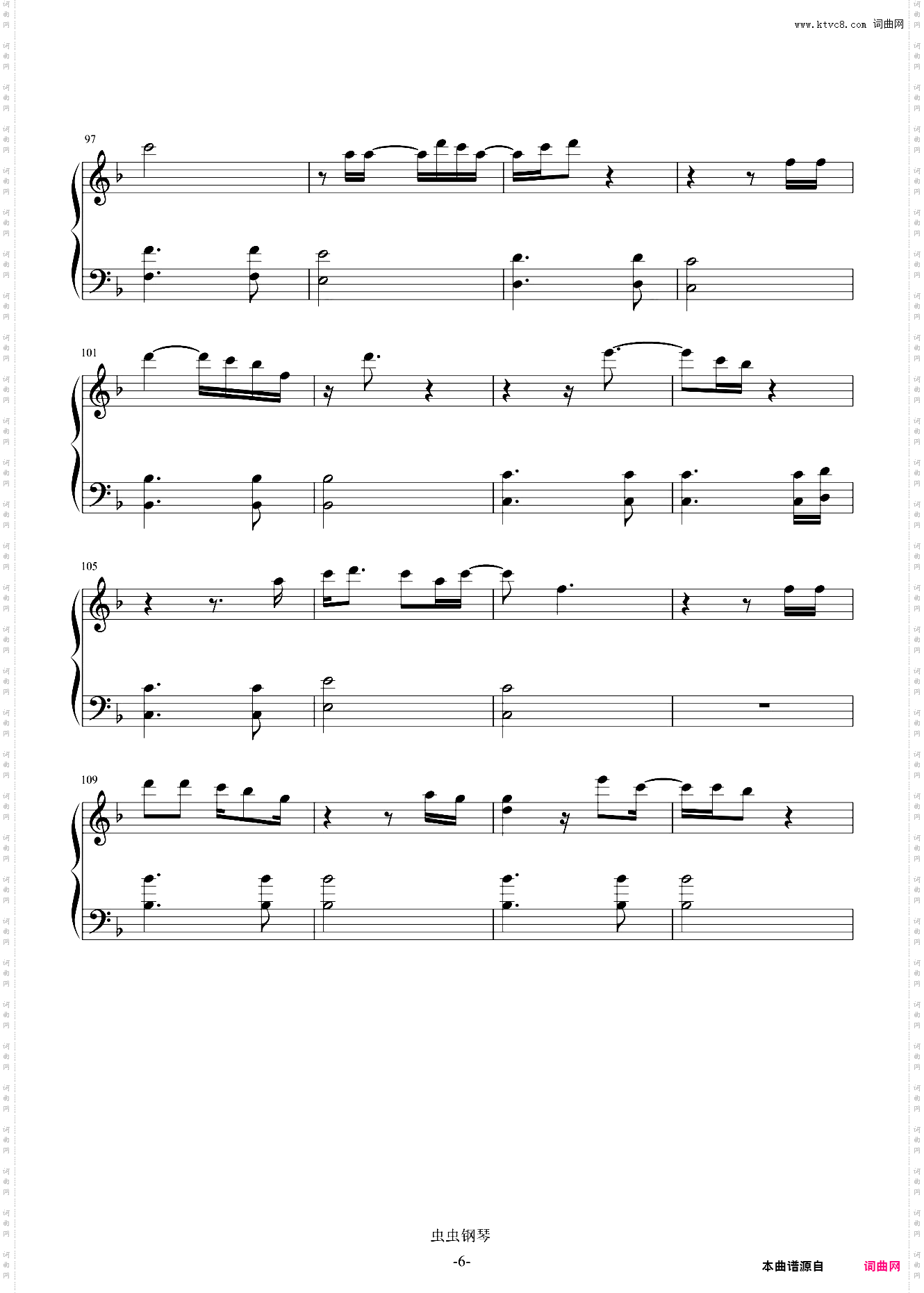 Lady-肯尼·罗杰斯-Kenny Rogers-肯尼·罗杰斯-独奏五线谱