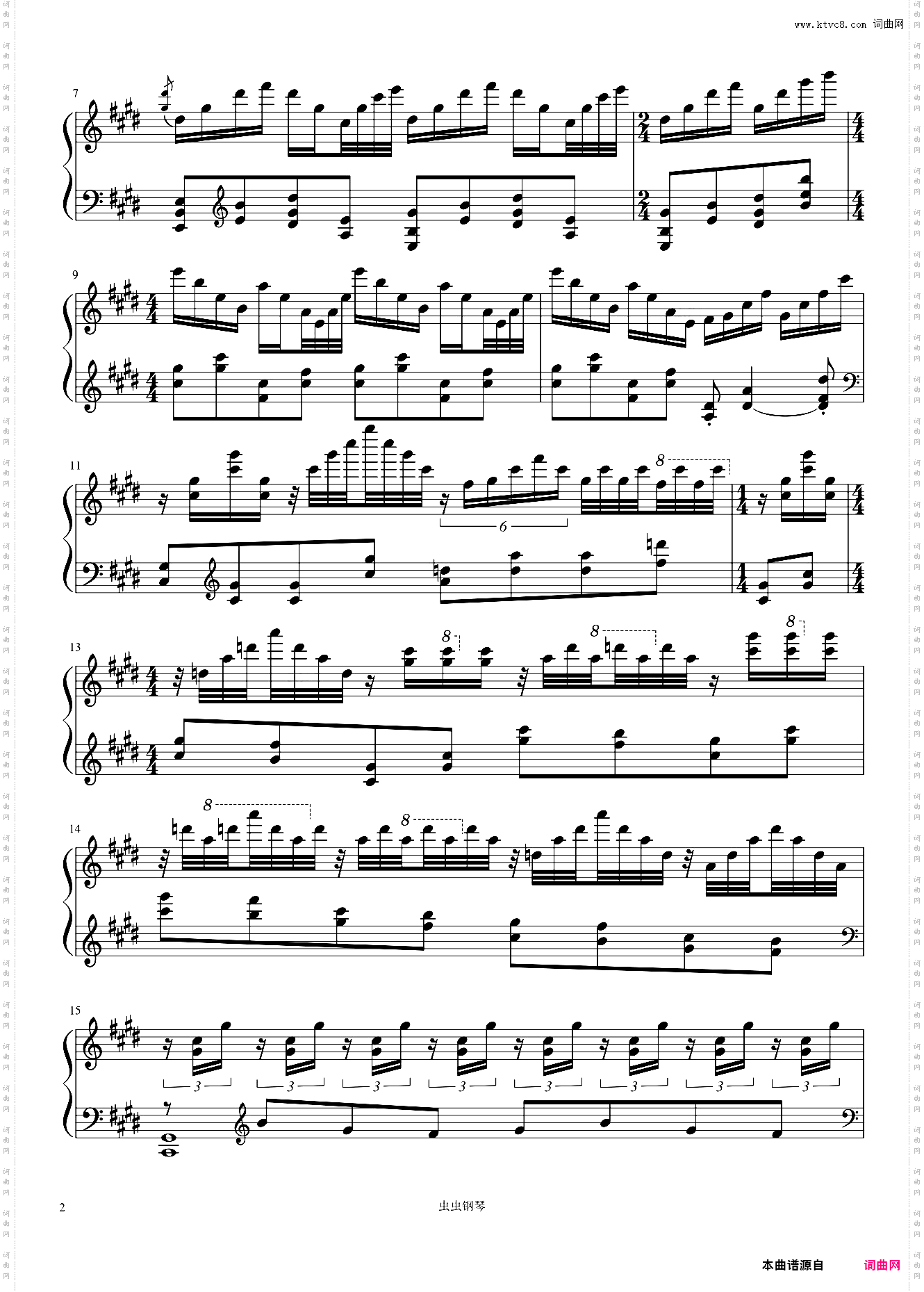 水之嬉戏 Jeux d'eau 拉威尔