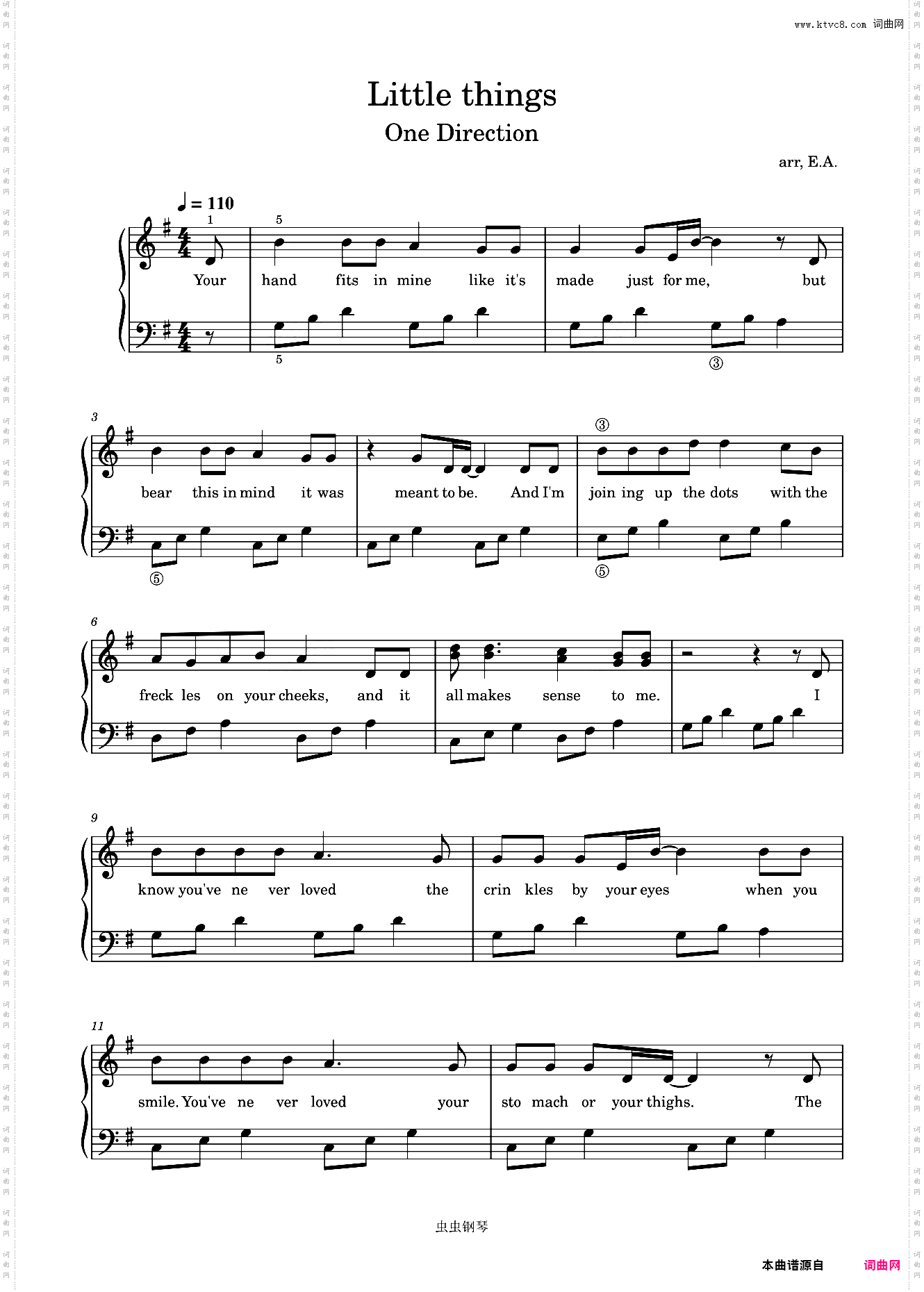 Little Things-One Direction