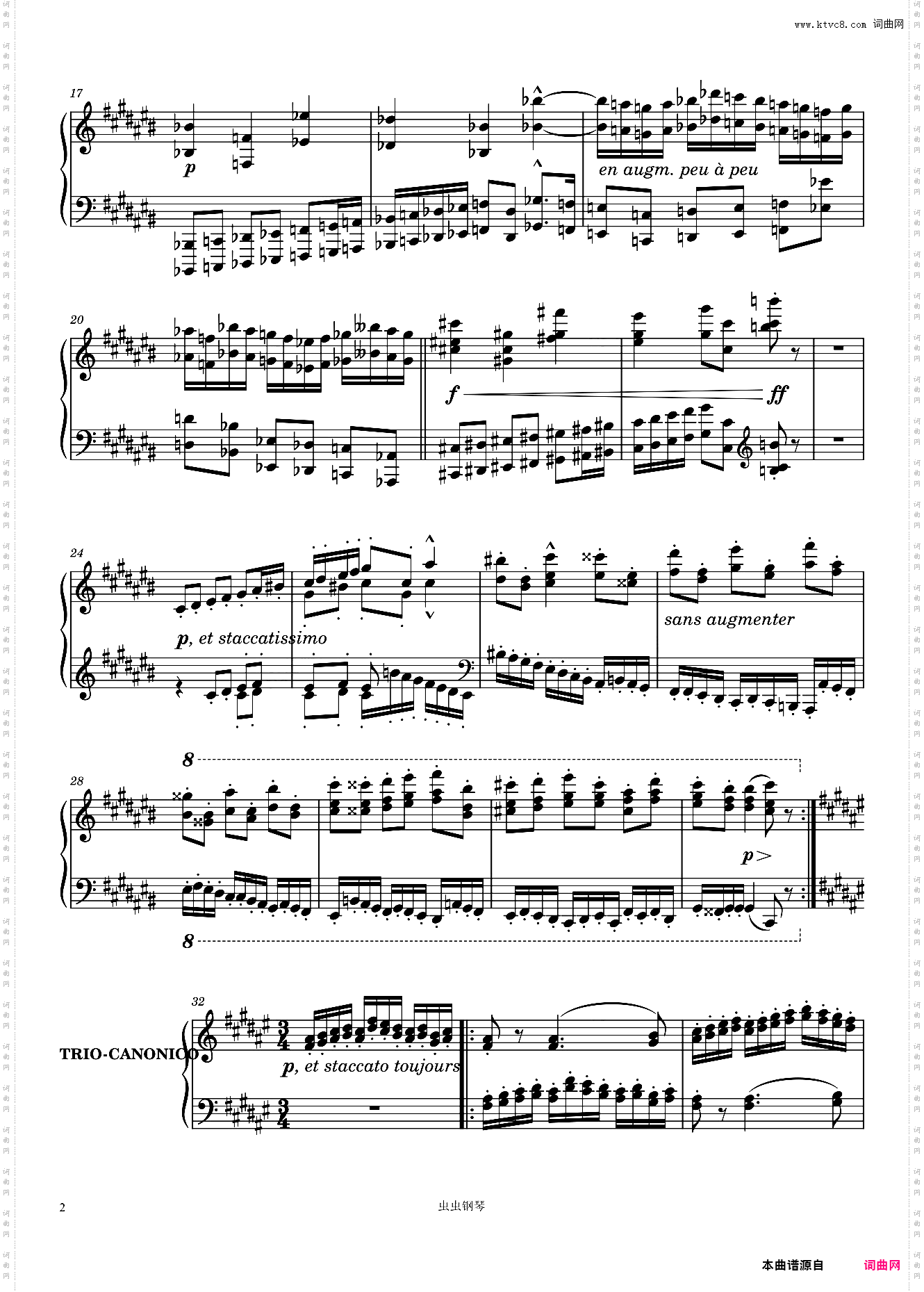 étude Opus 35 No· 9 in C? Major, “Contrapunctus”